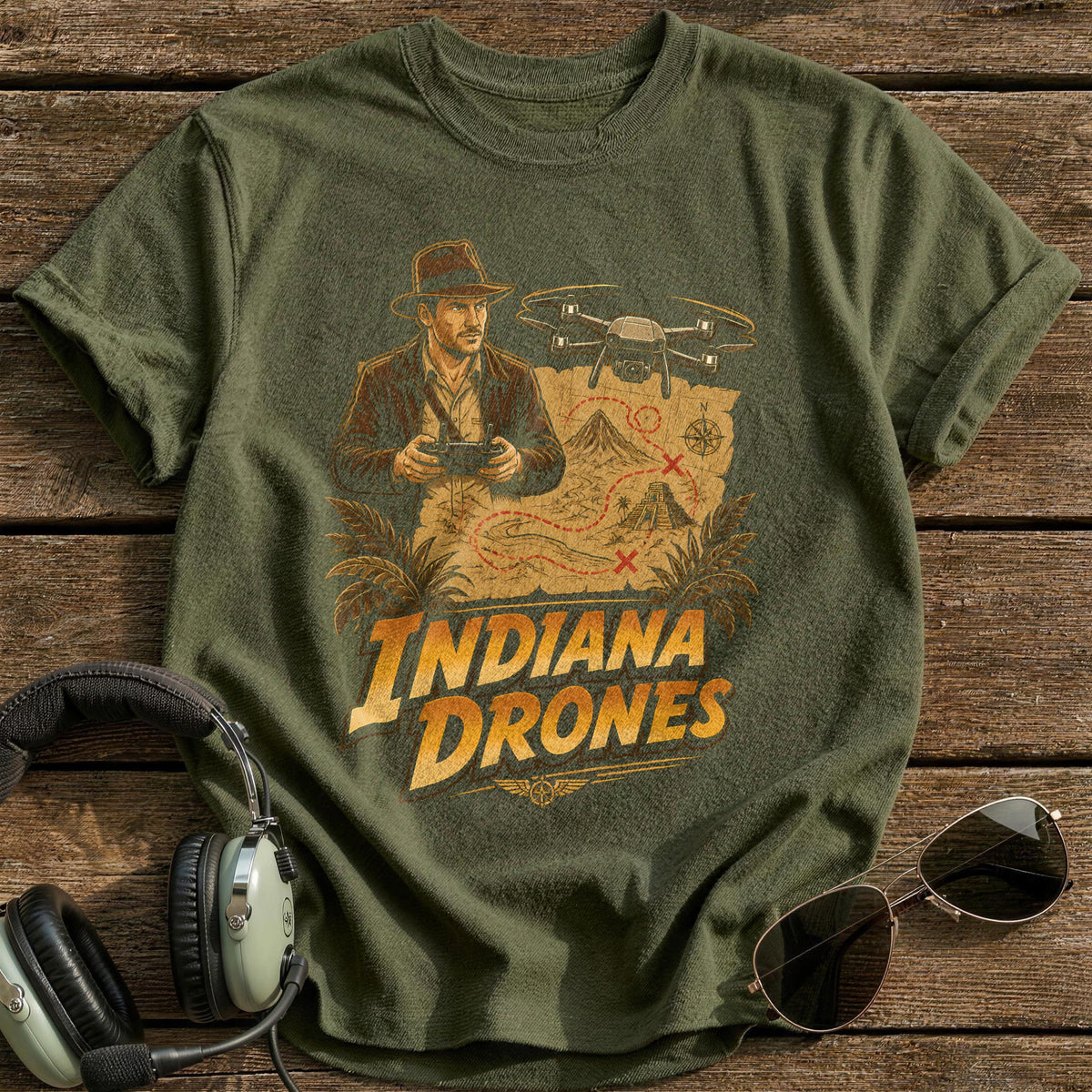 Desert Navigator T-Shirt - Military Green