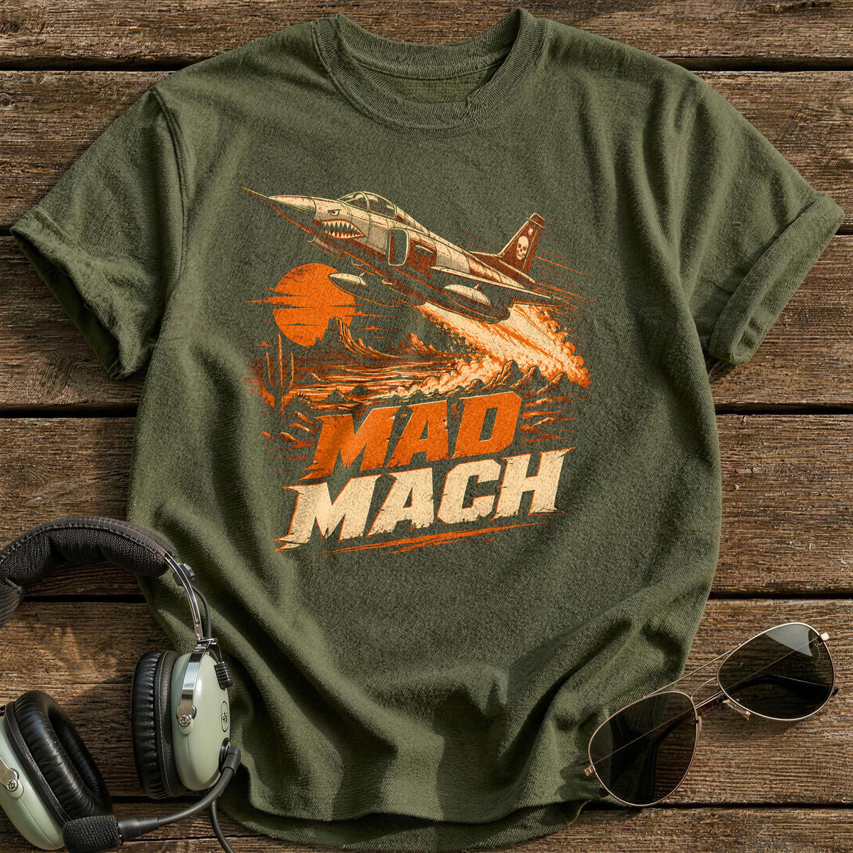 Desert Warrior T-Shirt - Military Green