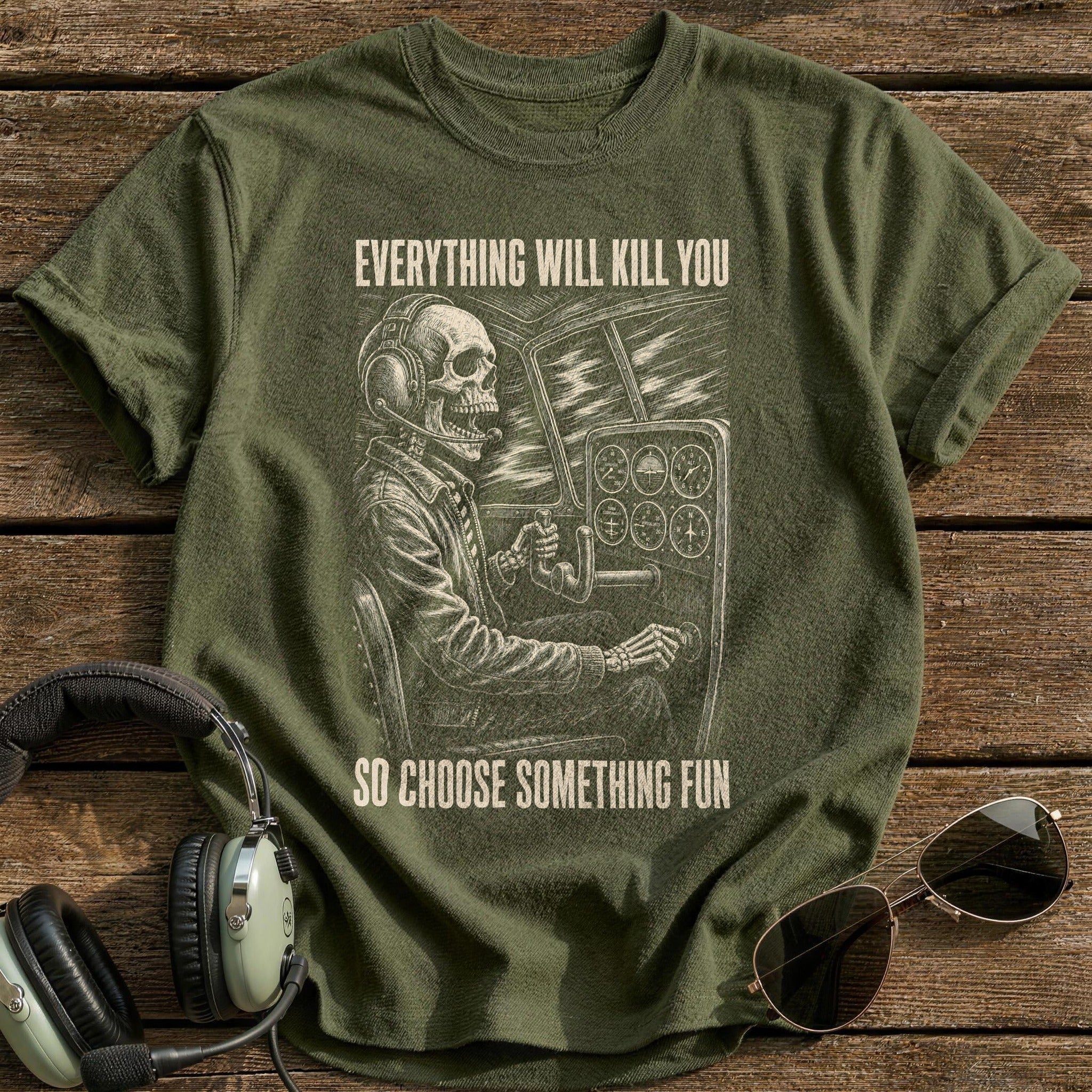 Dial Discipline T-Shirt - Military Green