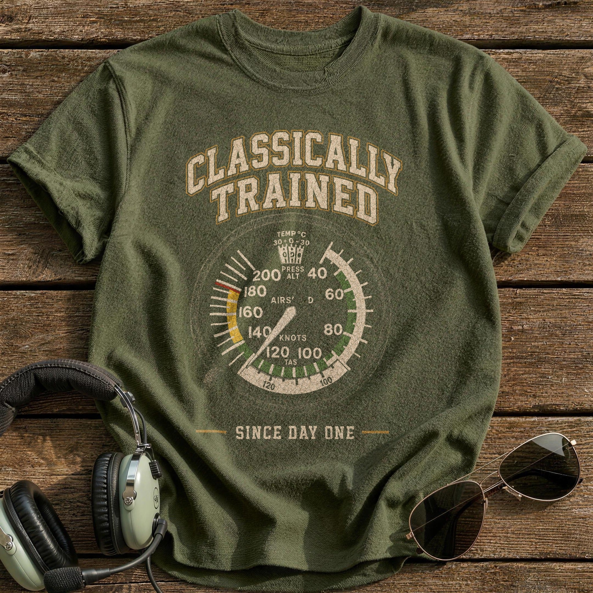 Dial In T-Shirt - Military Green