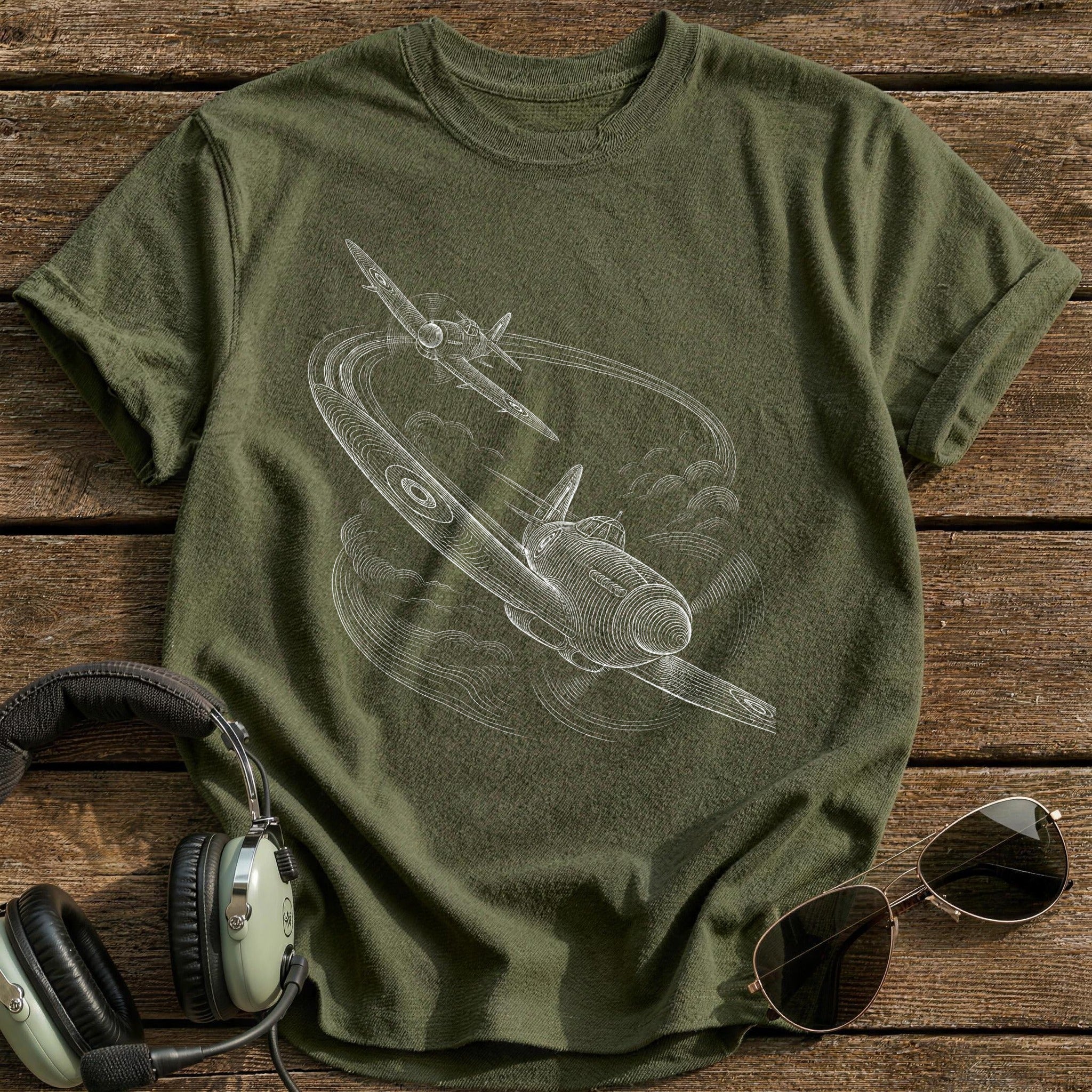 Dogfight 24 T-Shirt - Military Green