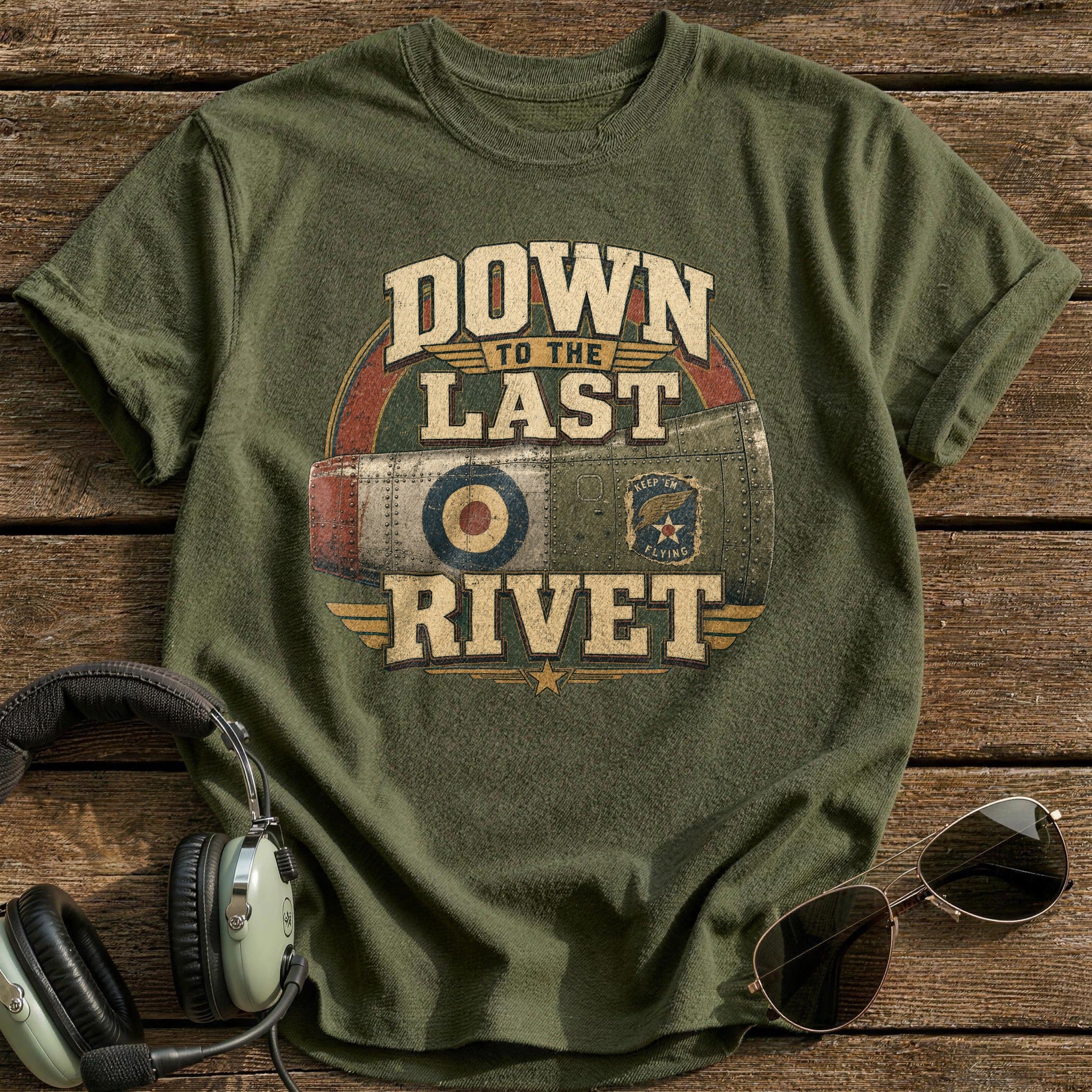 Down To The Last Rivet - Military Green