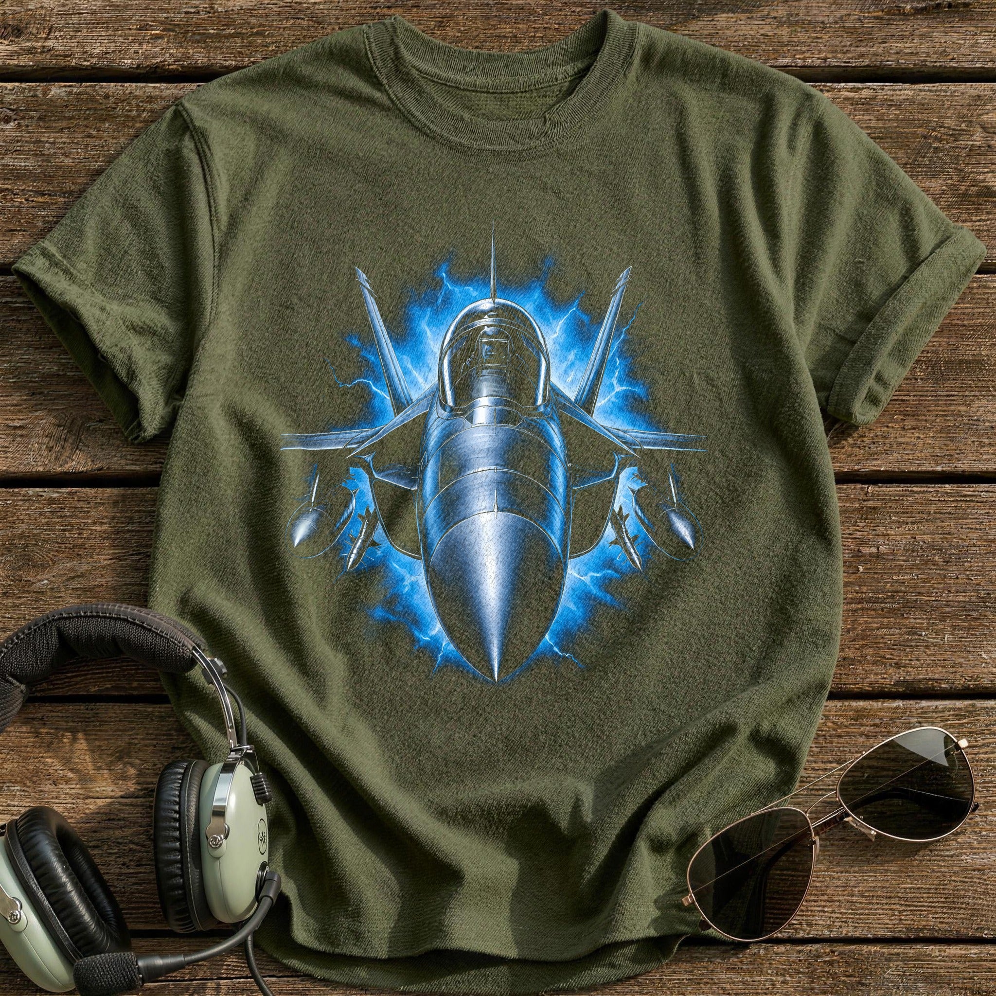Electric Jet T-Shirt - Military Green