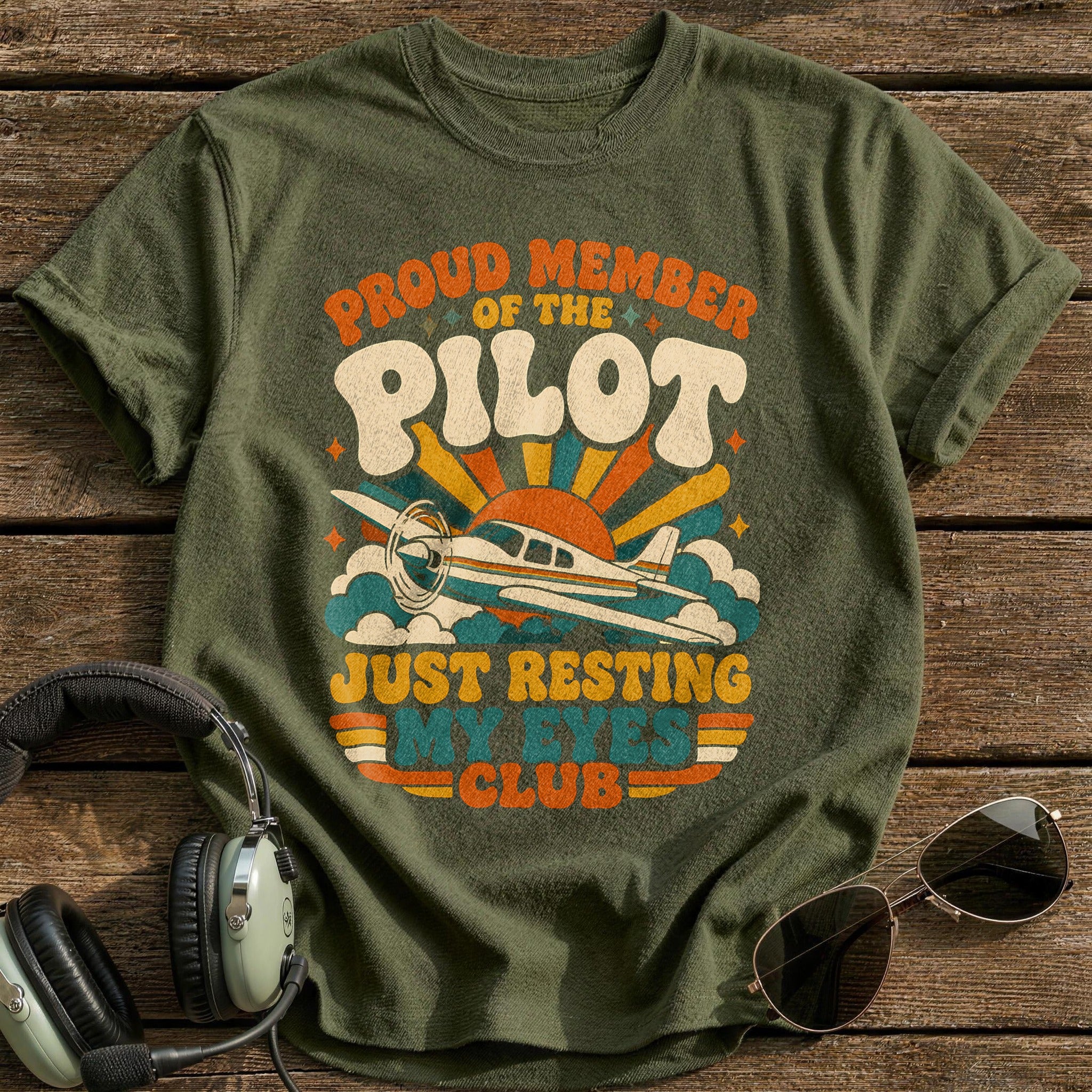 Eyes Resting Club - Military Green