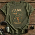 Fly Girl T-Shirt - Military Green