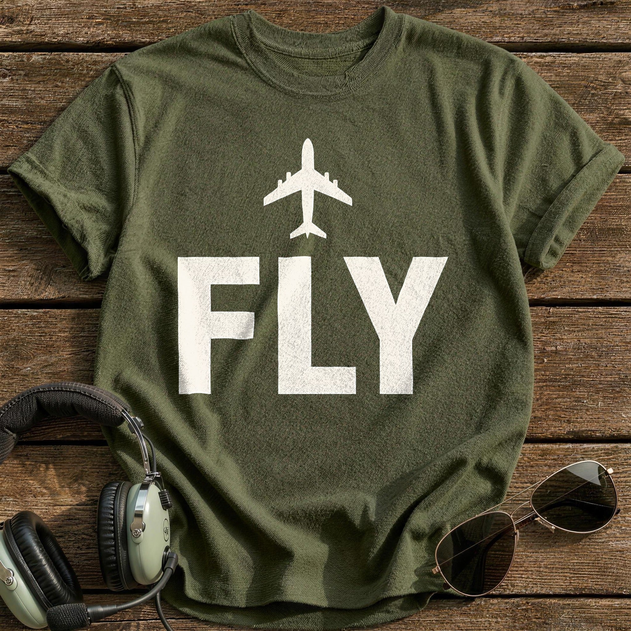 Fly Minimalist 42 T-Shirt - Military Green