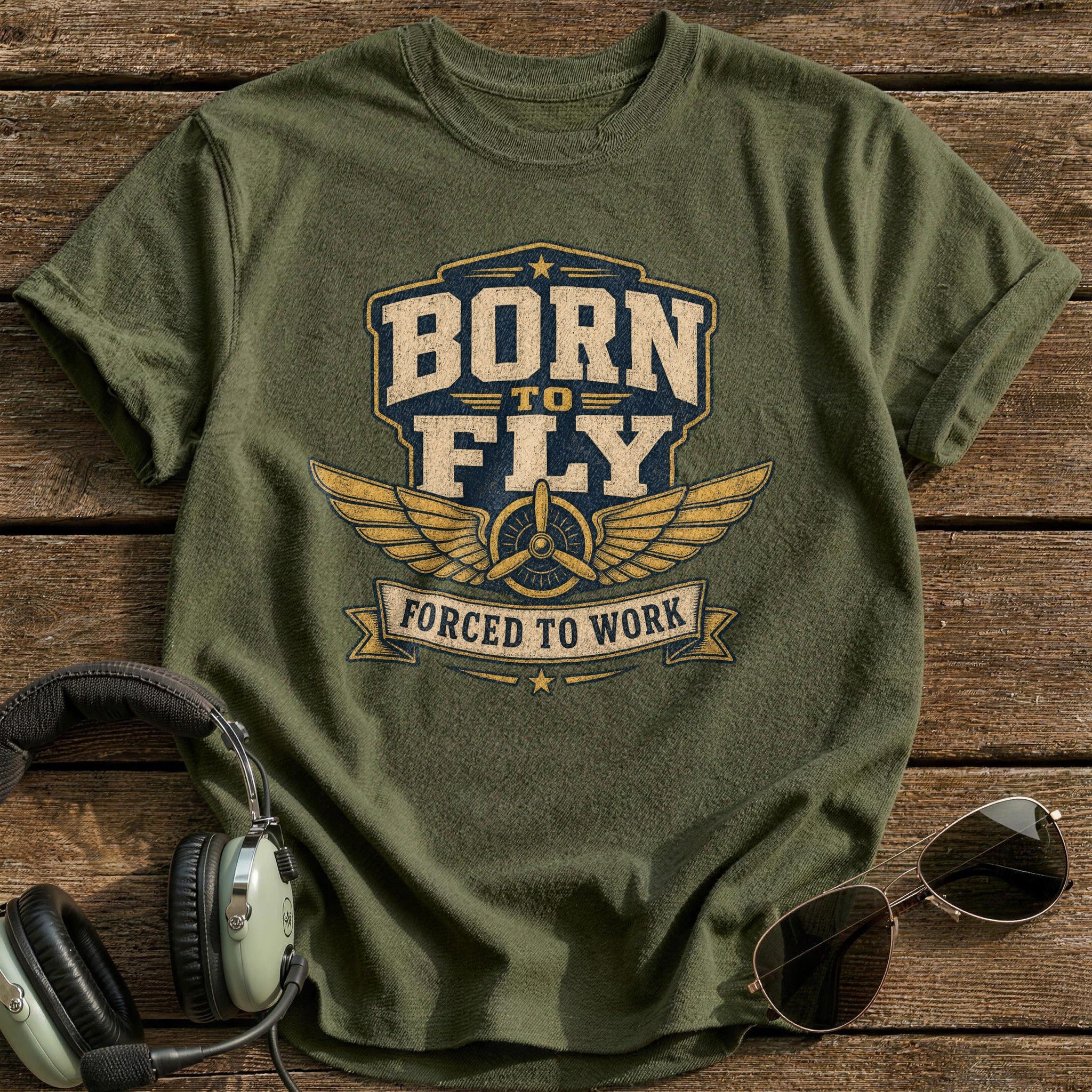 Forced To Work - Military Green