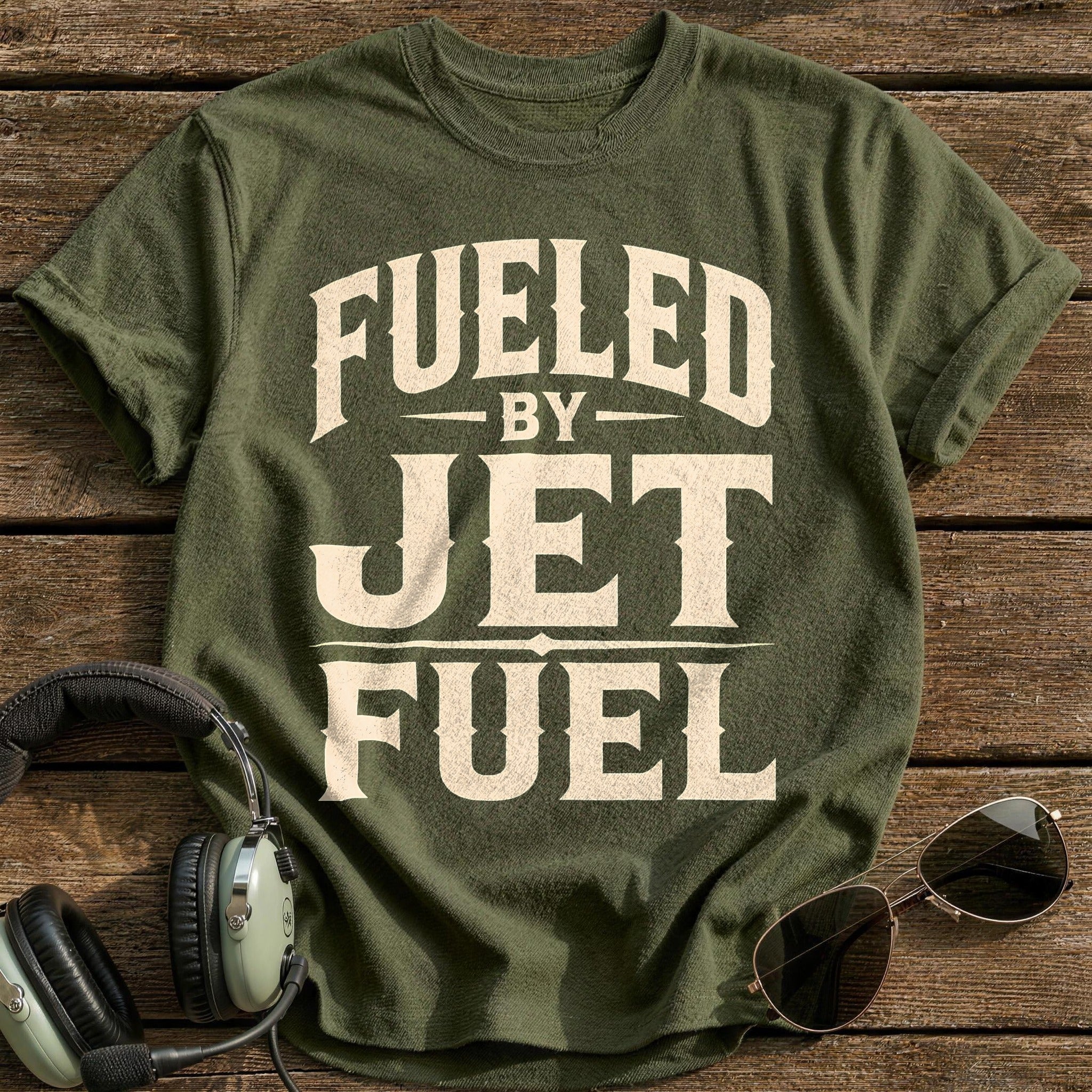 Fuelled By Jet Fuel - Military Green