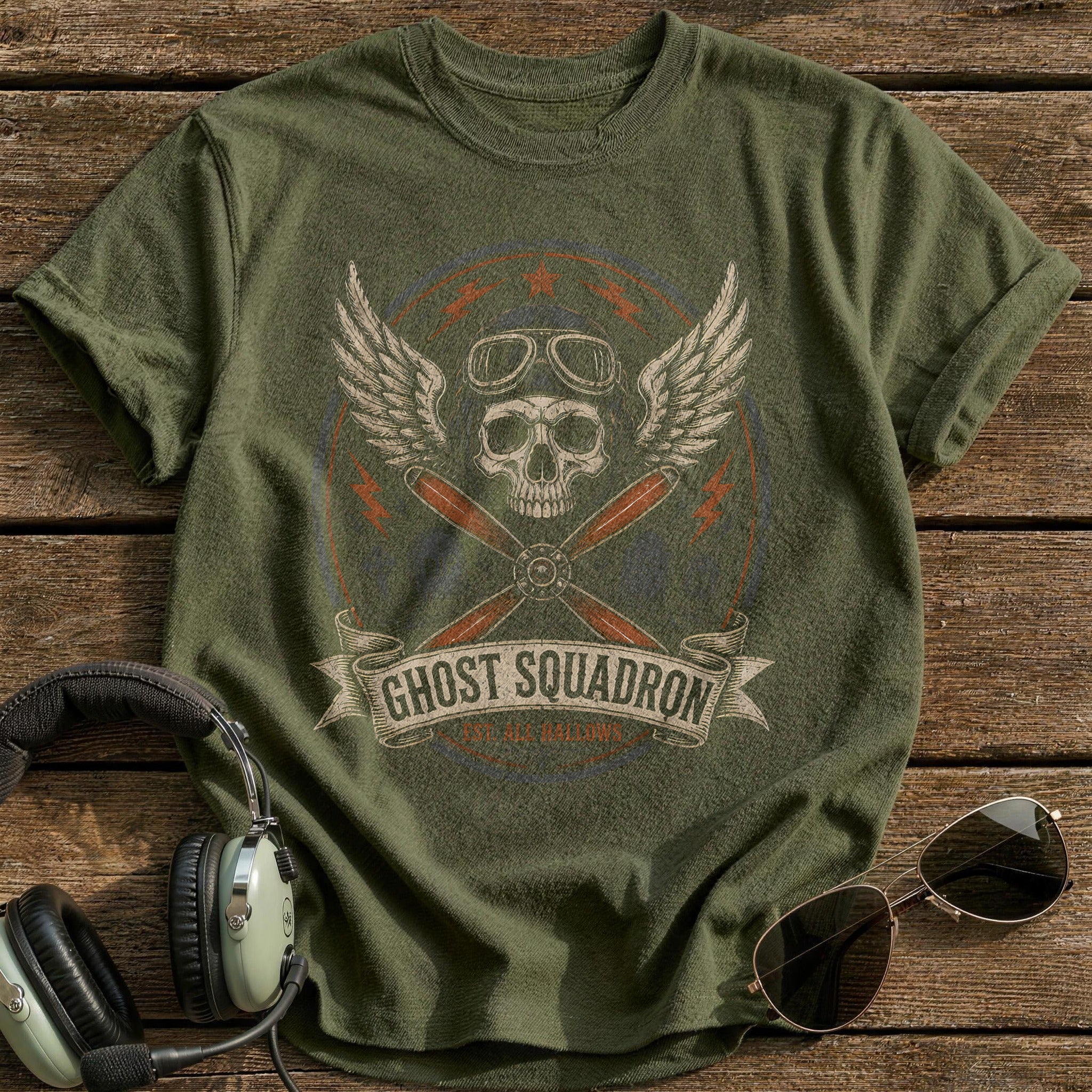 Ghost Squadron 16 T-Shirt - Military Green
