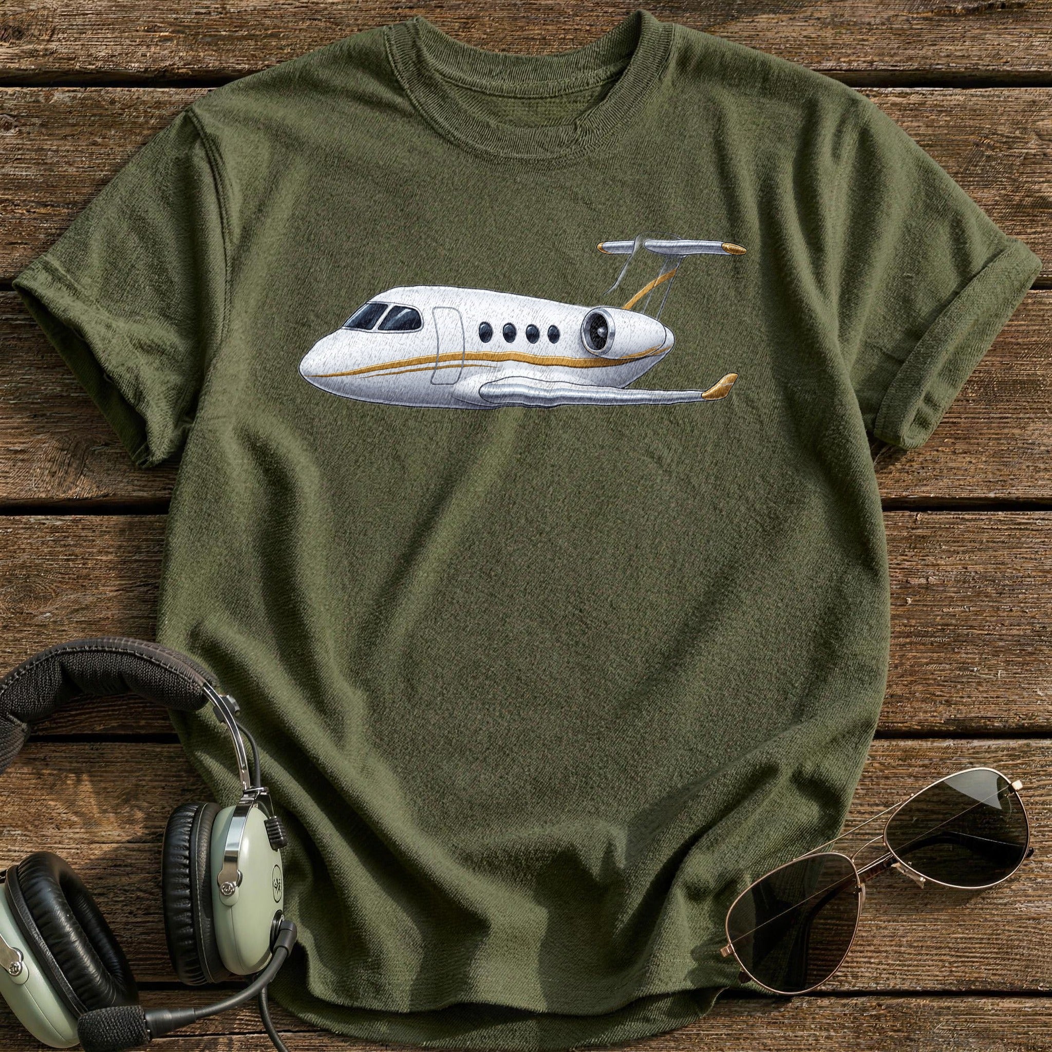 Gold Trim Climber - Military Green