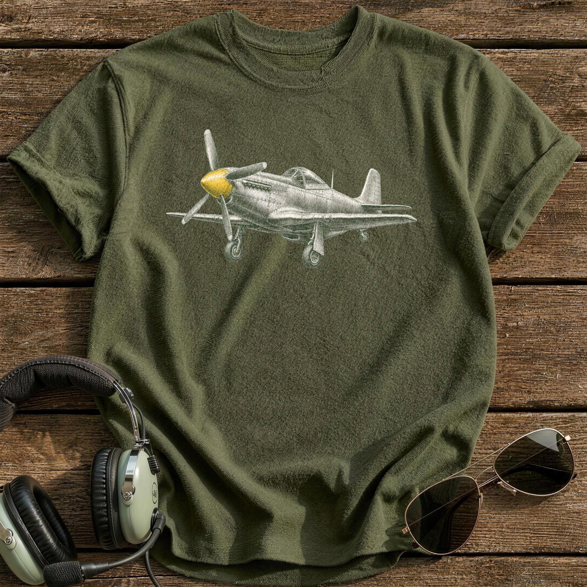 Golden Nose Art - Military Green