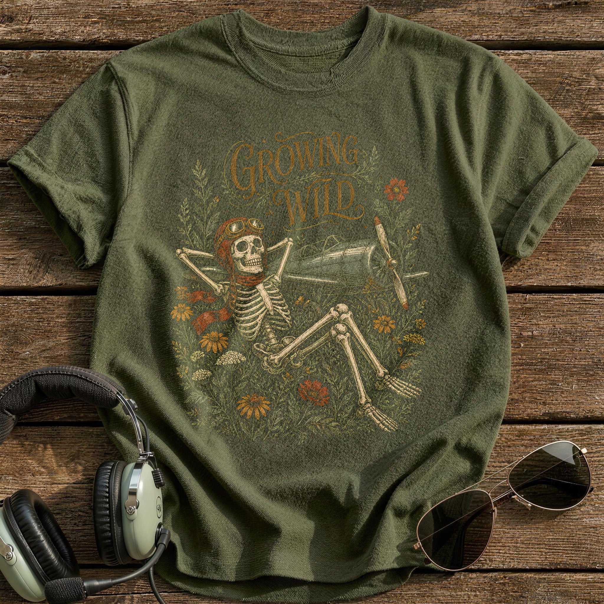 Growing Wild Skeleton 57 - Military Green