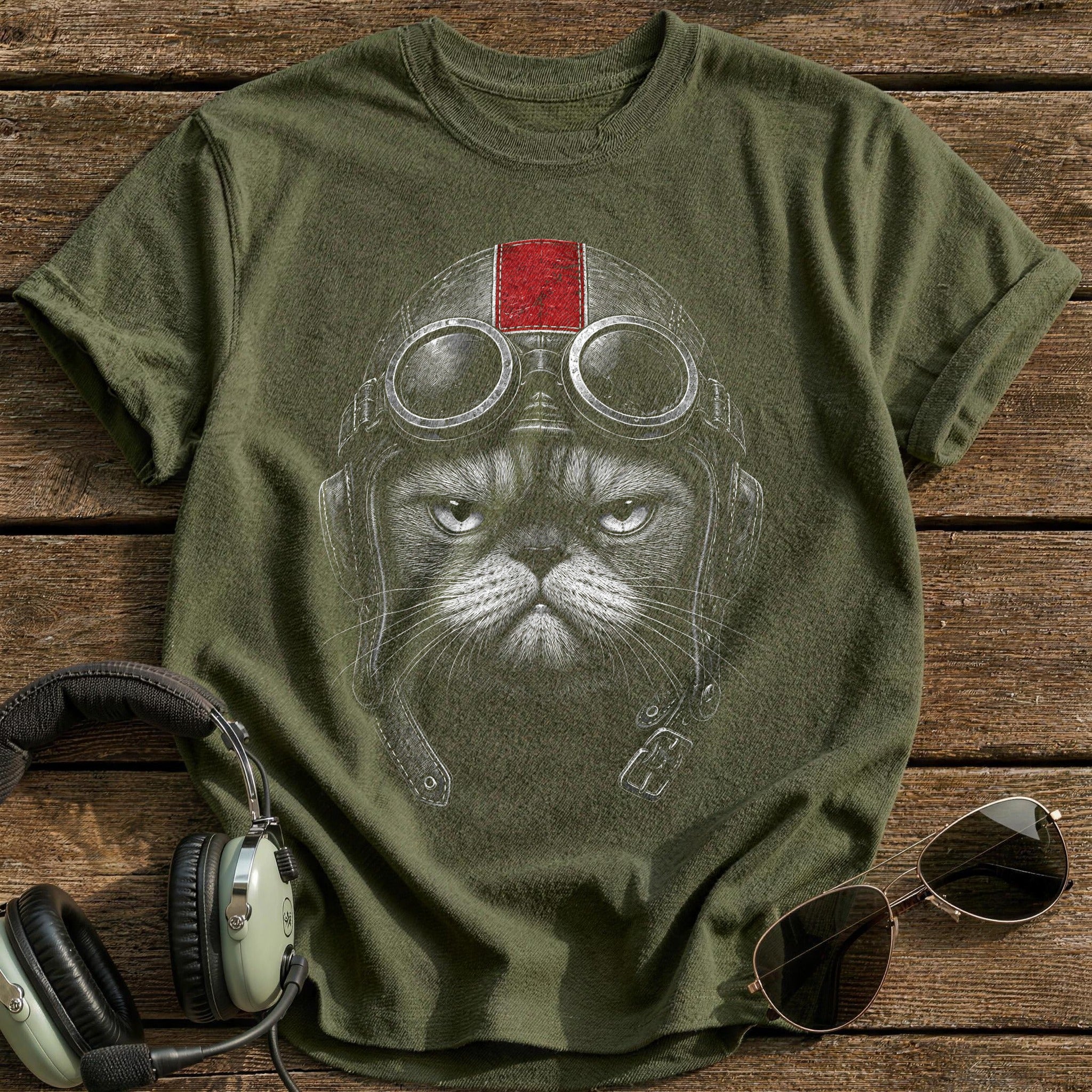 Grumpy Cat 92 - Military Green