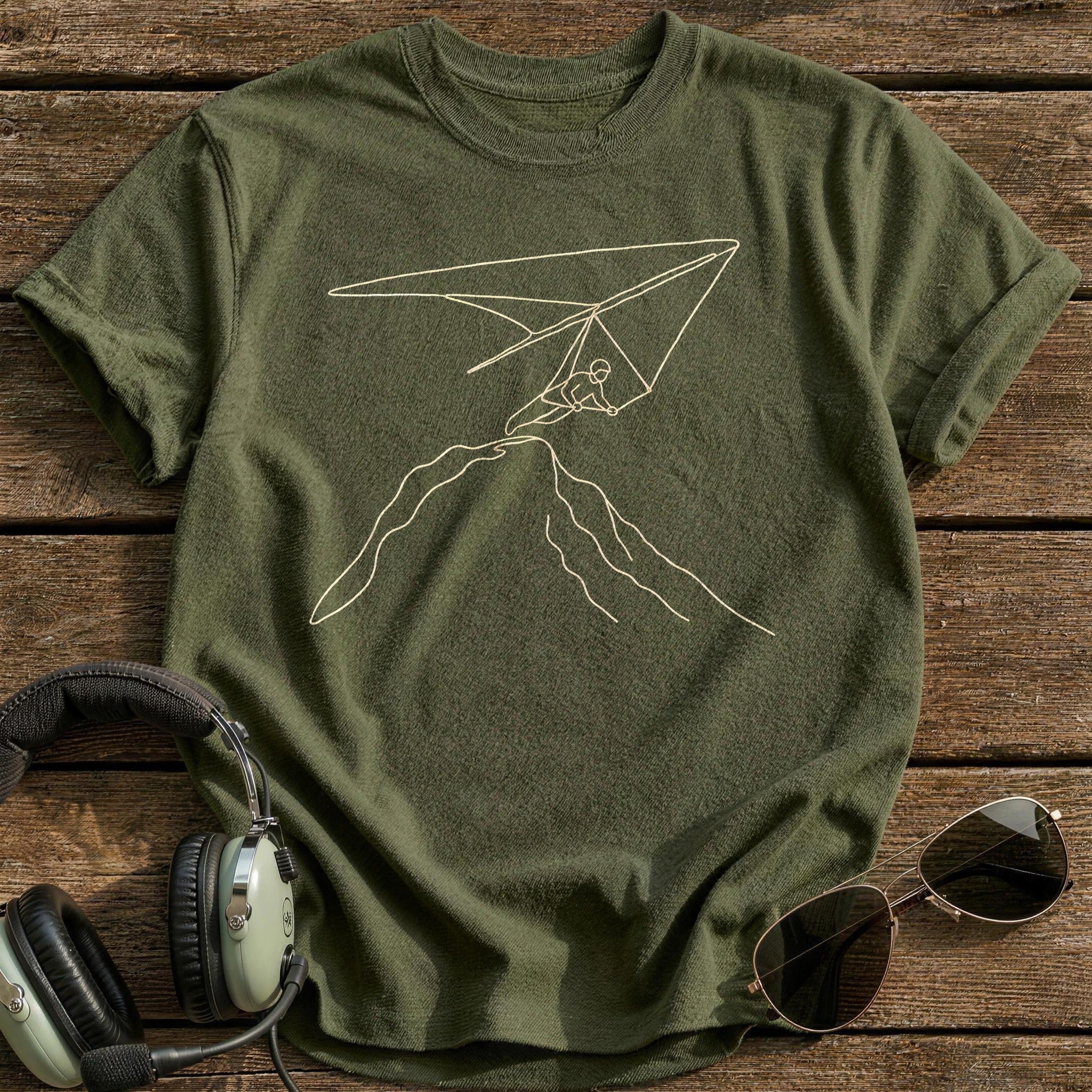 Hang Glider 13 T-Shirt - Military Green