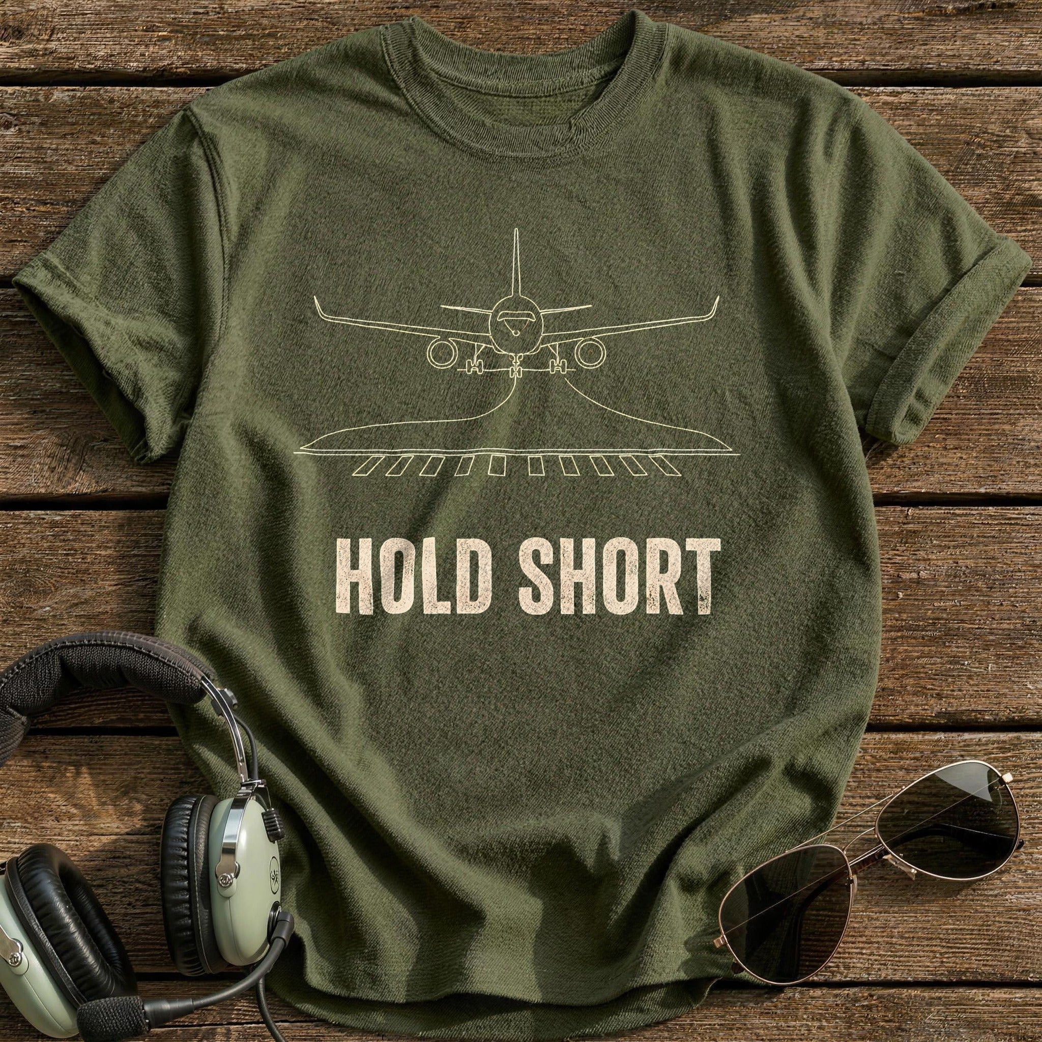 Hold Short 26 T-Shirt - Military Green