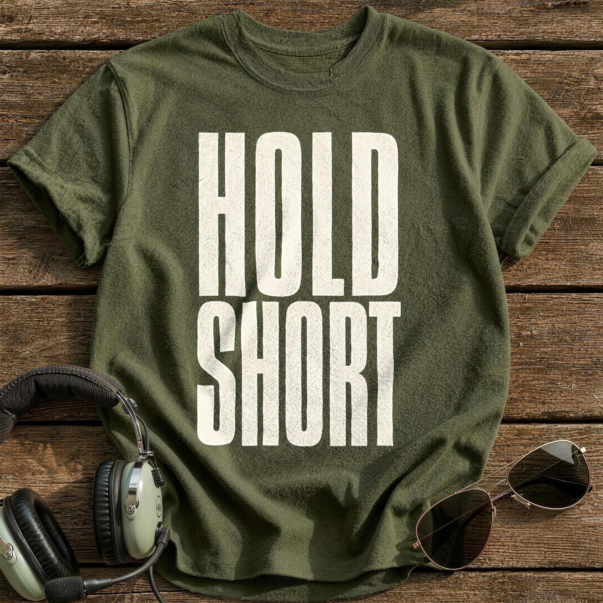Hold Short 43 T-Shirt - Military Green