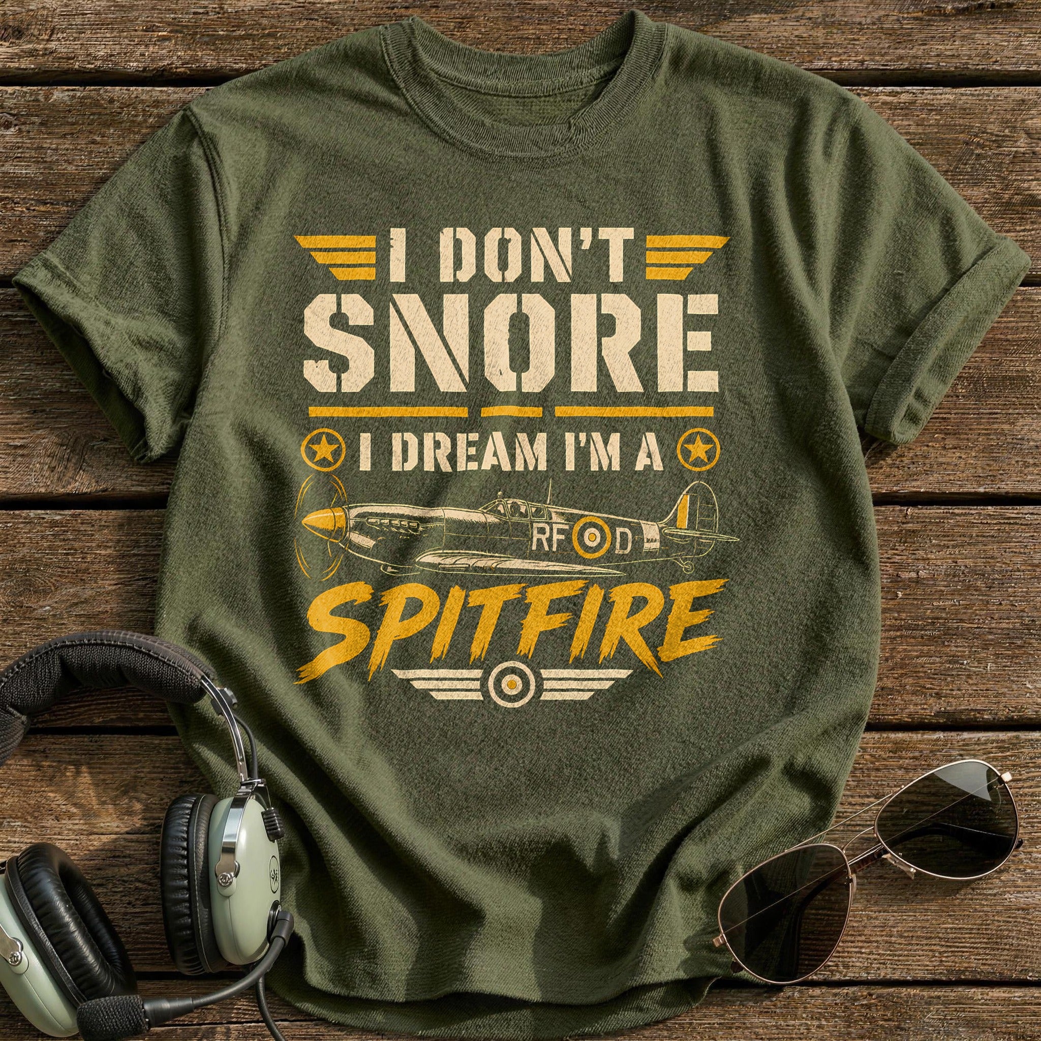 I Don't Snore, I Dream - Military Green
