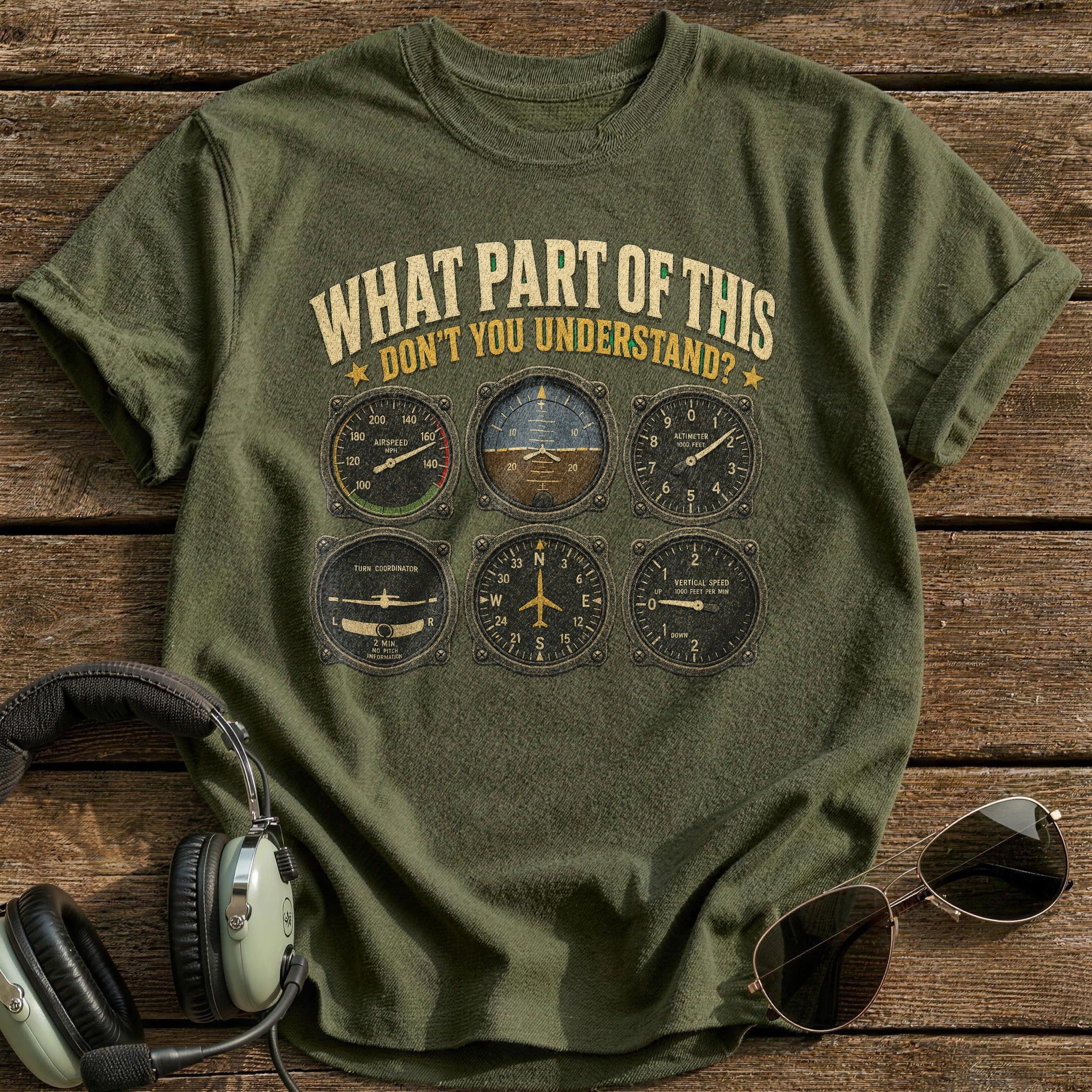 Instrument Fluency T-Shirt - Military Green