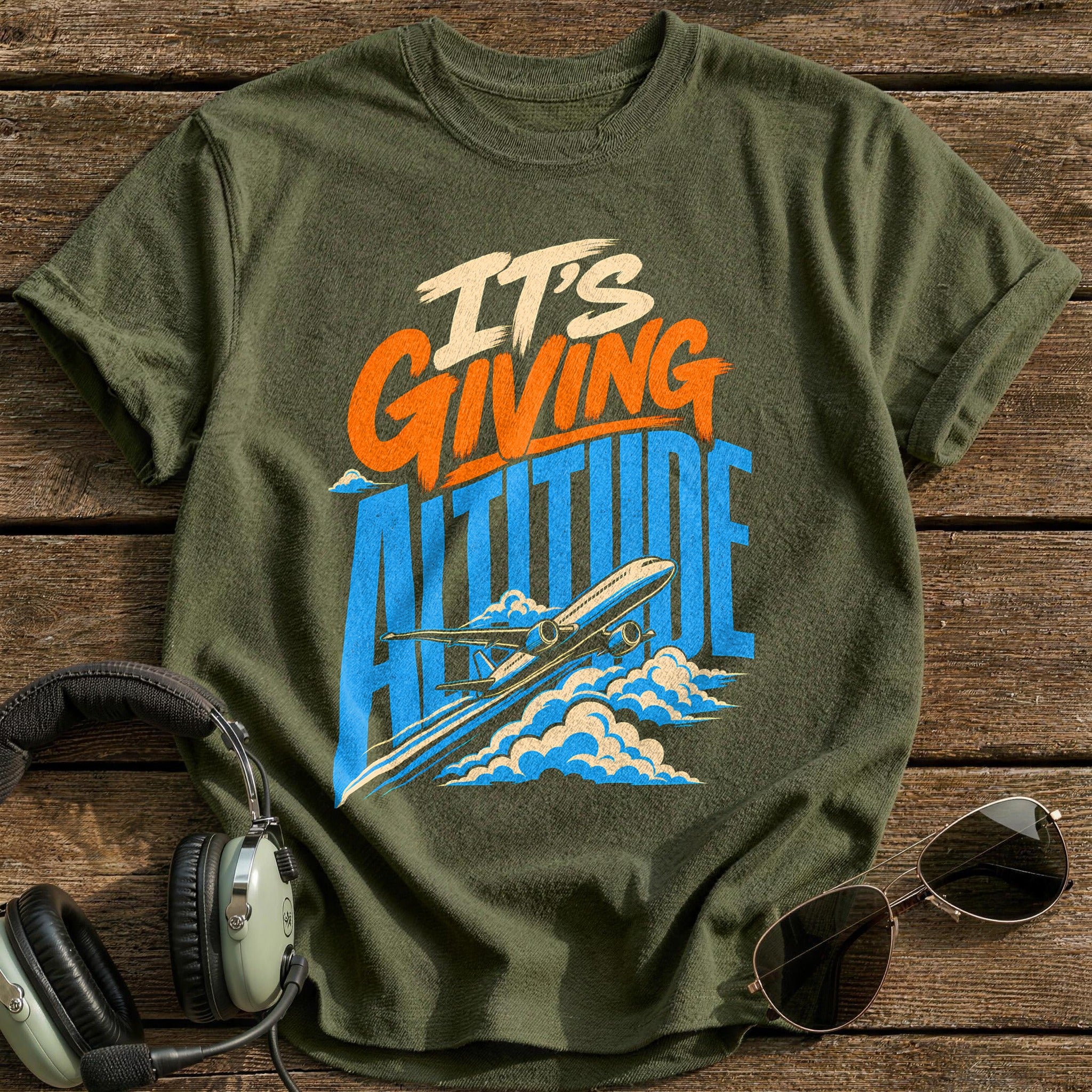 It's Giving Altitude - Military Green