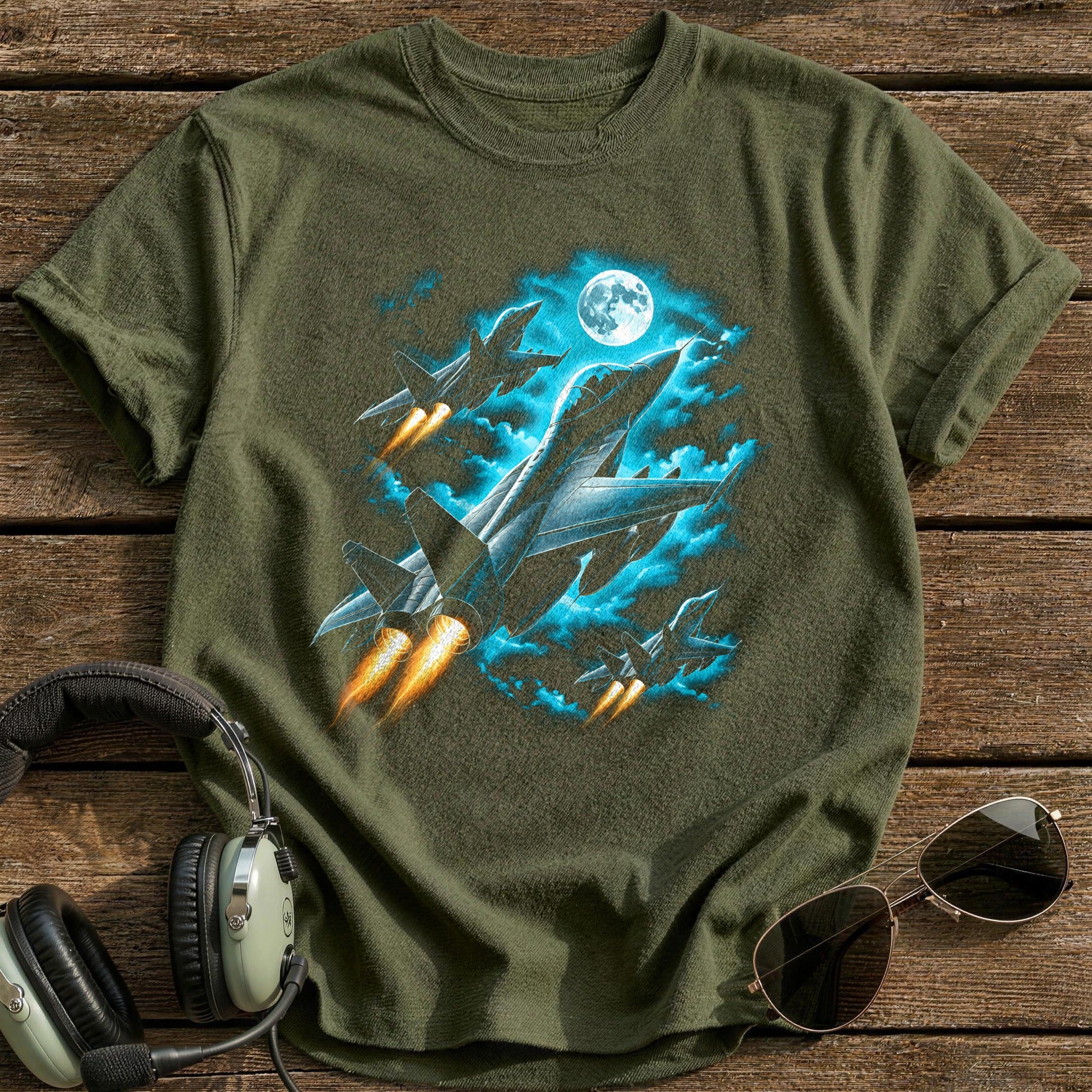 Jets Blue Moon T-Shirt - Military Green