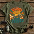 Just Here For The Flybys - Military Green