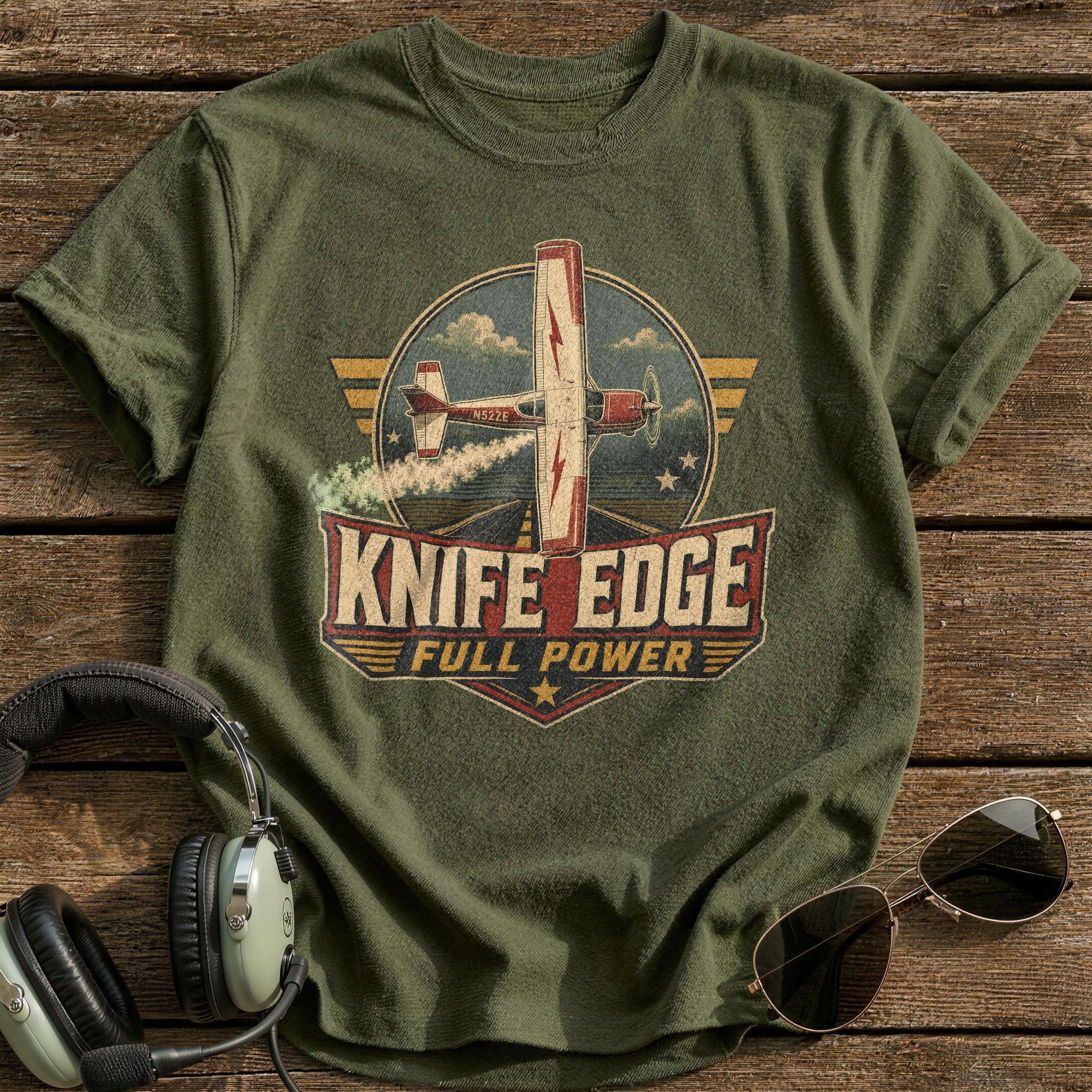 Knife Edge Full Power T-Shirt - Military Green