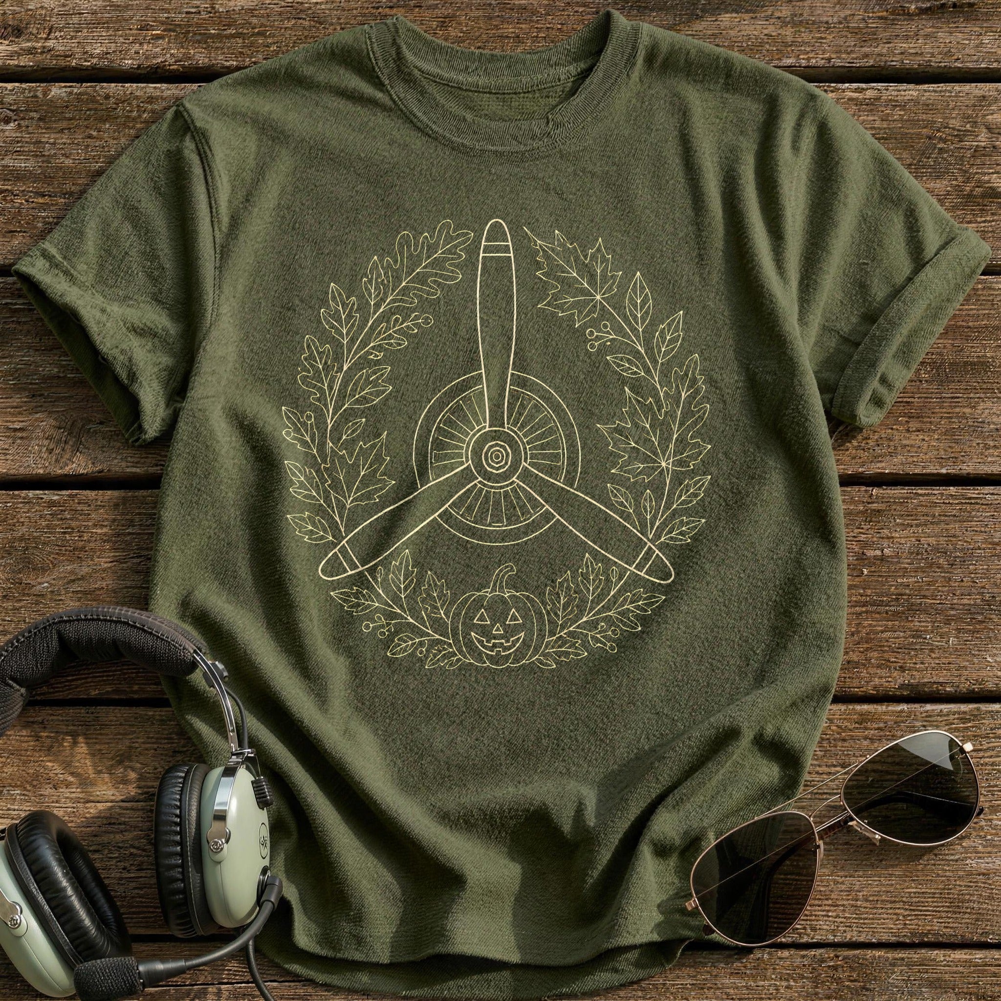 Leaf Wreath Propeller 62 - Military Green