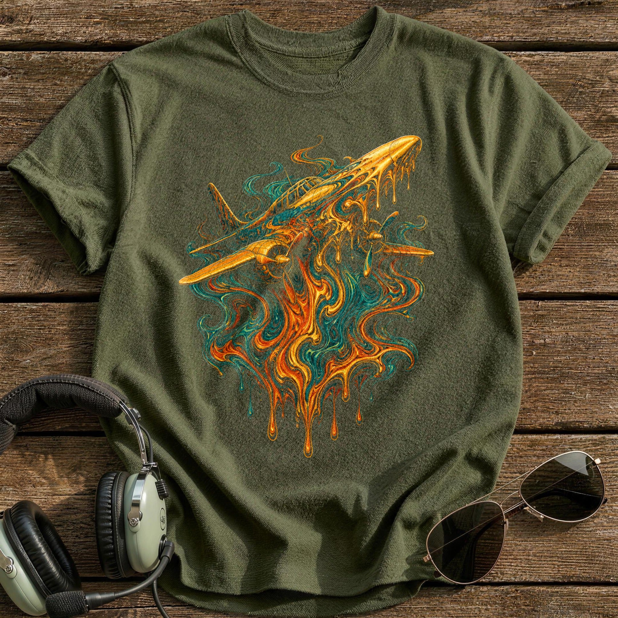 Liquid Gold Ascent T-Shirt - Military Green