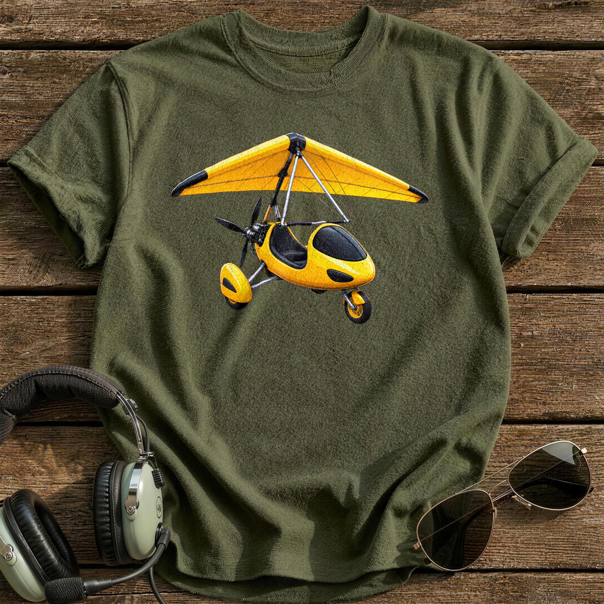 Microlight 62 T-Shirt - Military Green