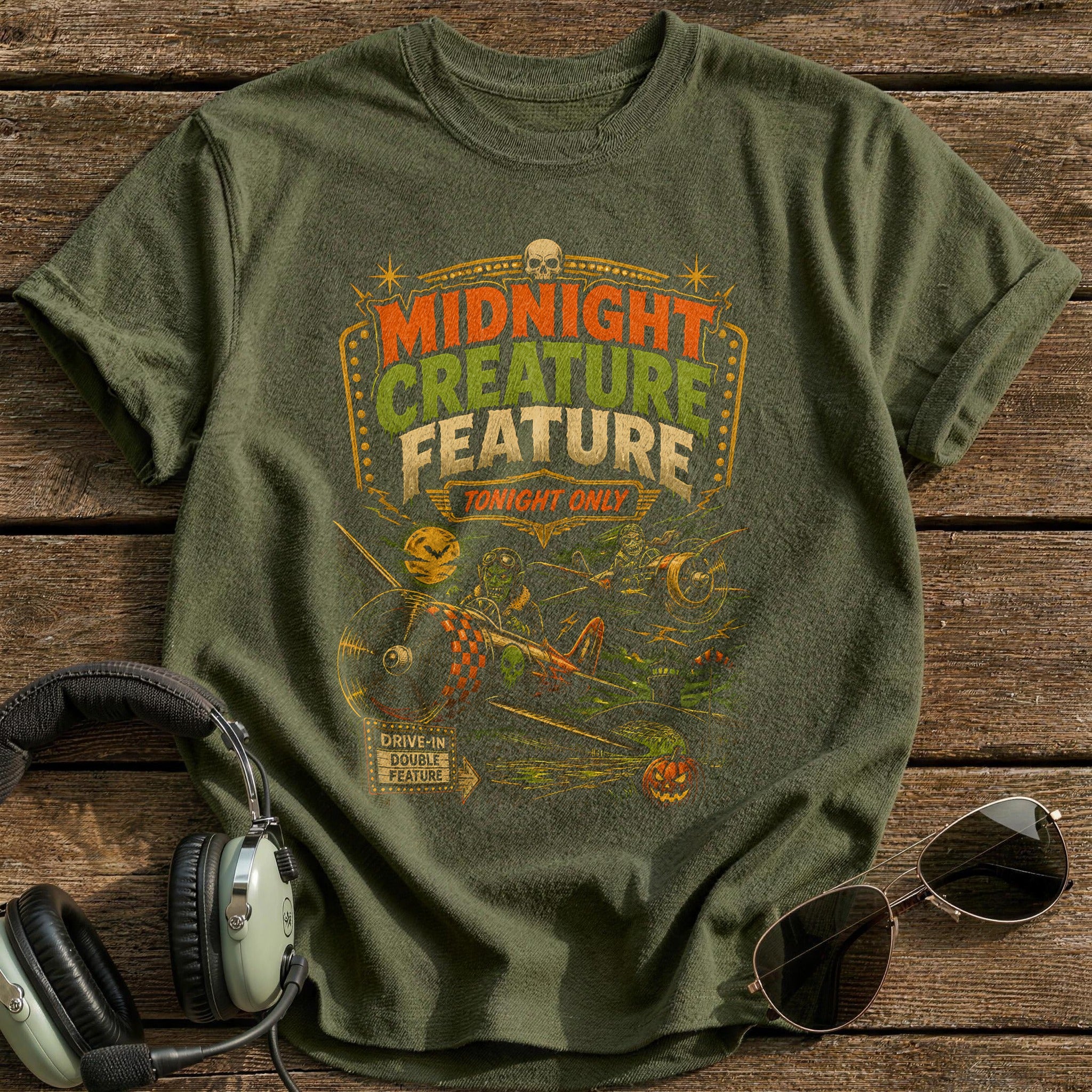 Midnight Creature Feature 38 - Military Green