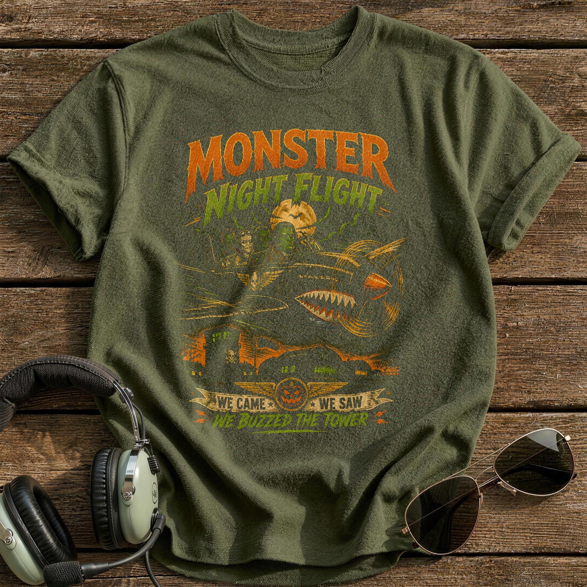 Monster Night Flight 81 - Military Green