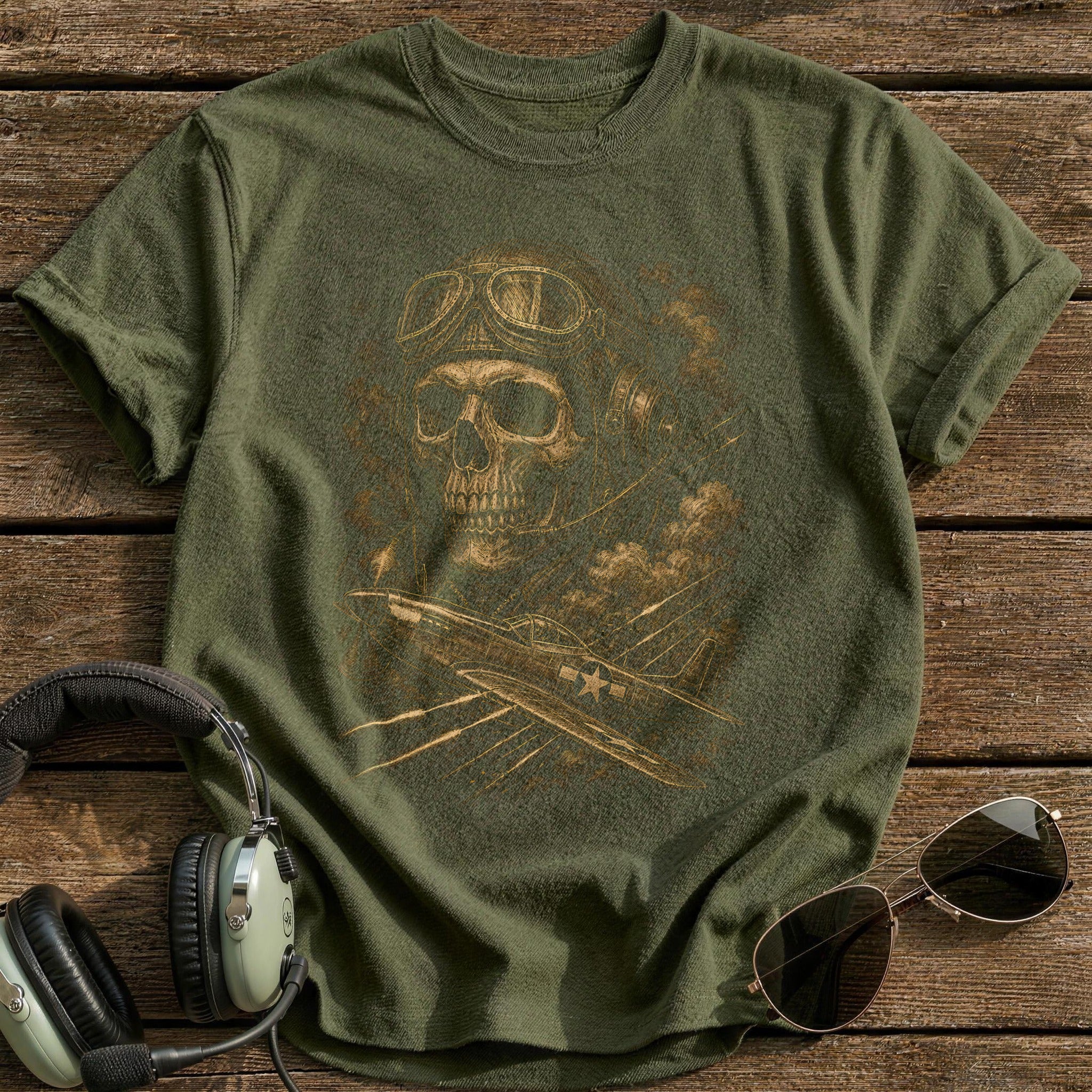 Mustang Tracers 70 T-Shirt - Military Green