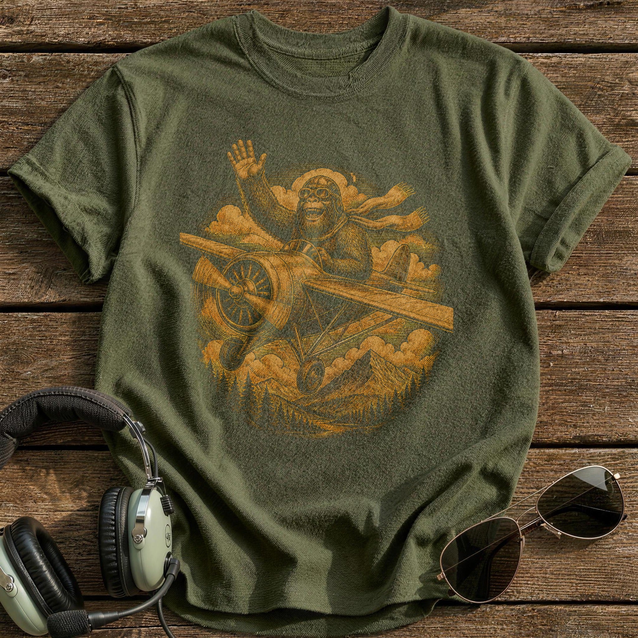 Open Cockpit Waving 62 - Military Green