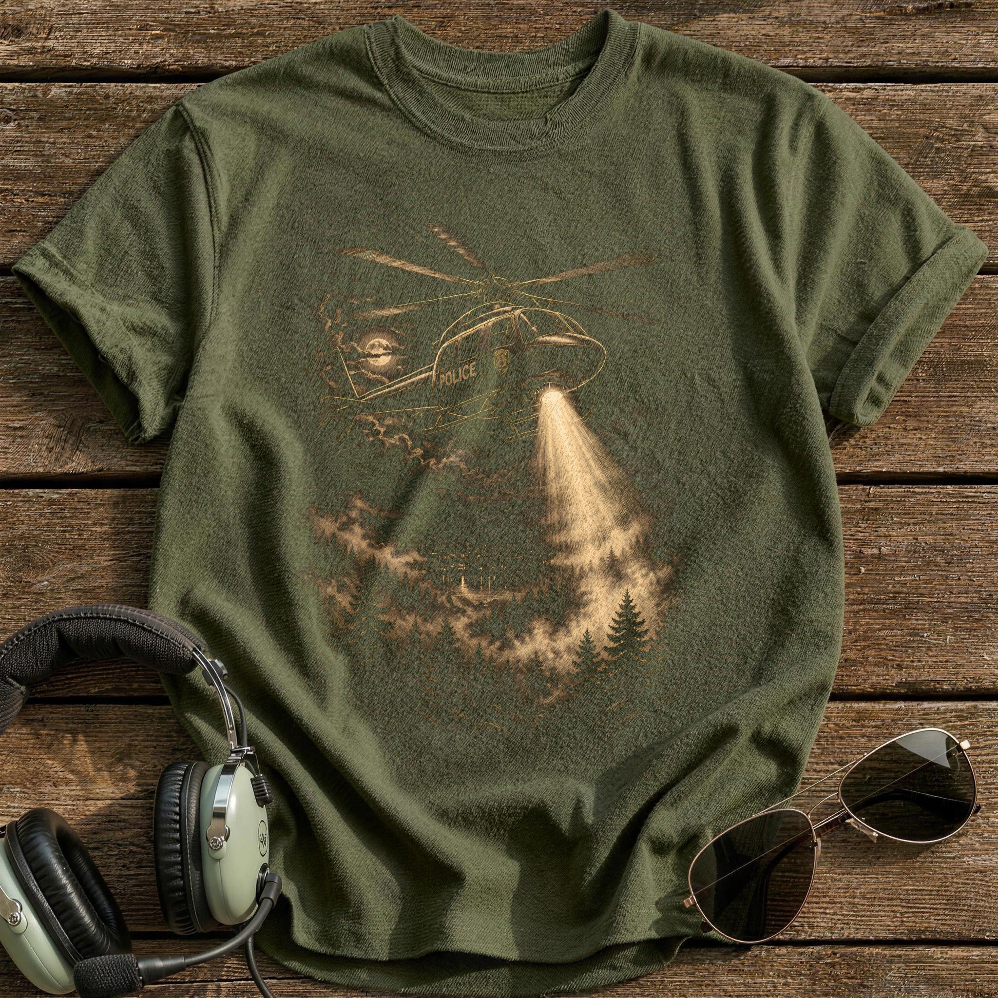 Police Helicopter 84 - Military Green