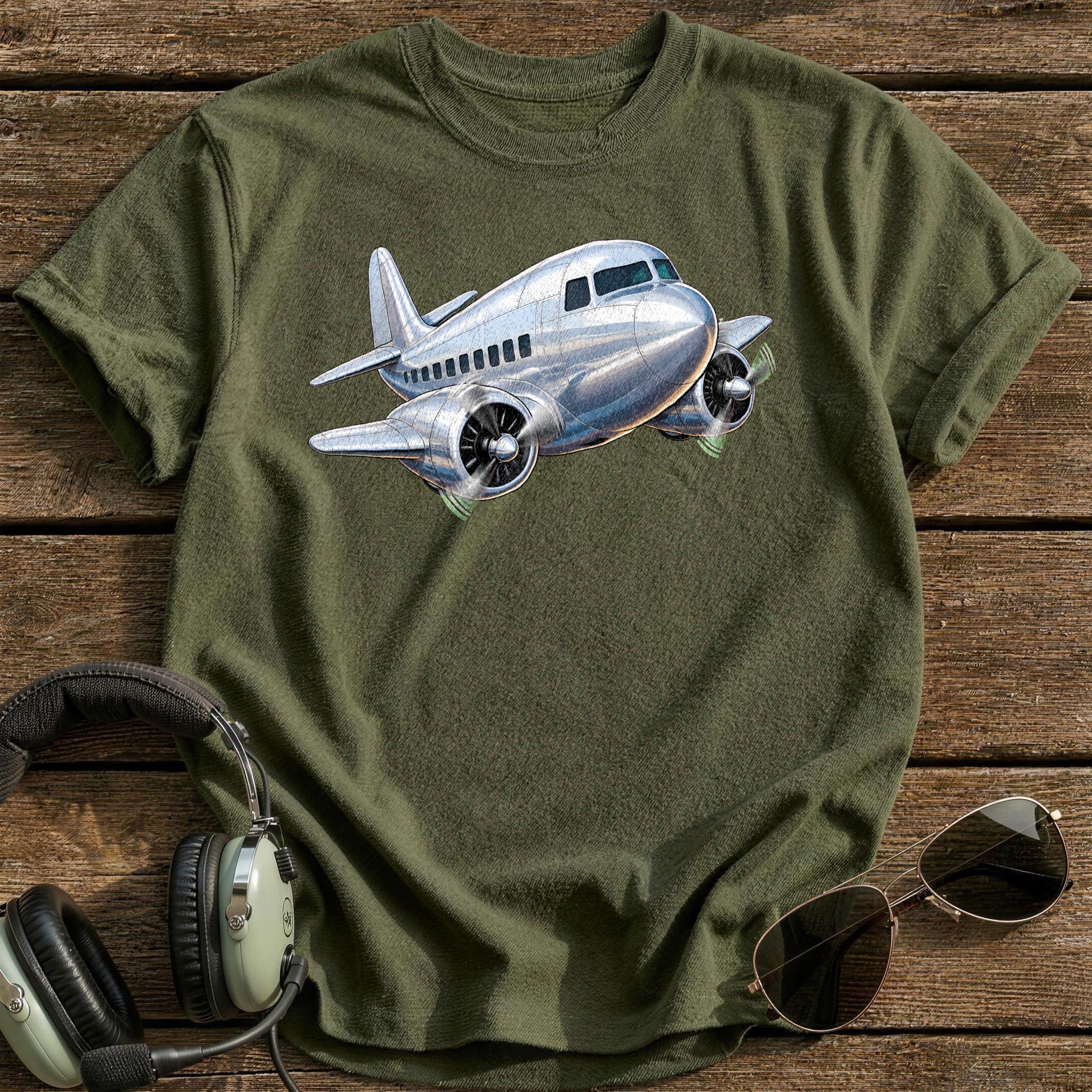 Propairliner 71 T-Shirt - Military Green