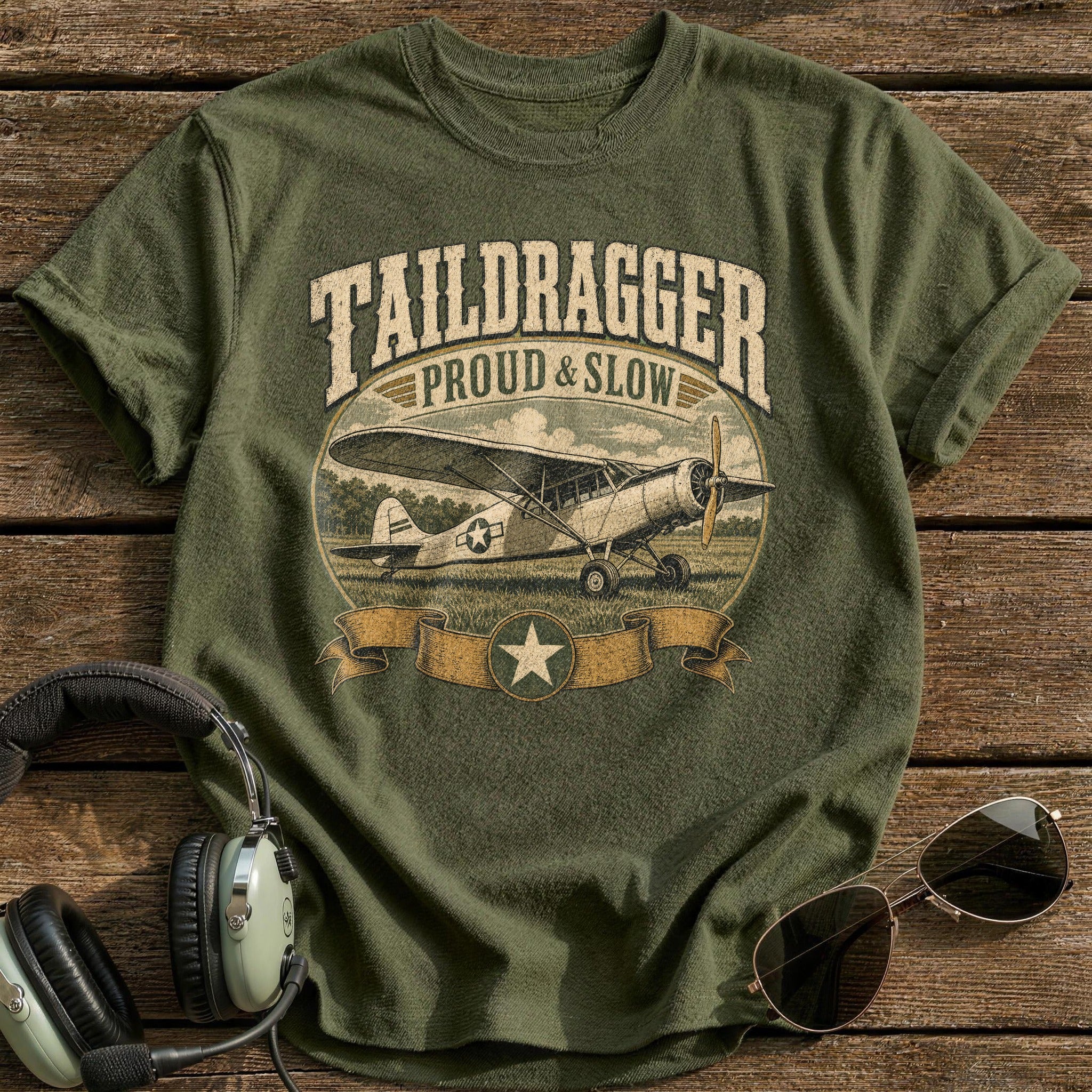 Proud & Slow T-Shirt - Military Green