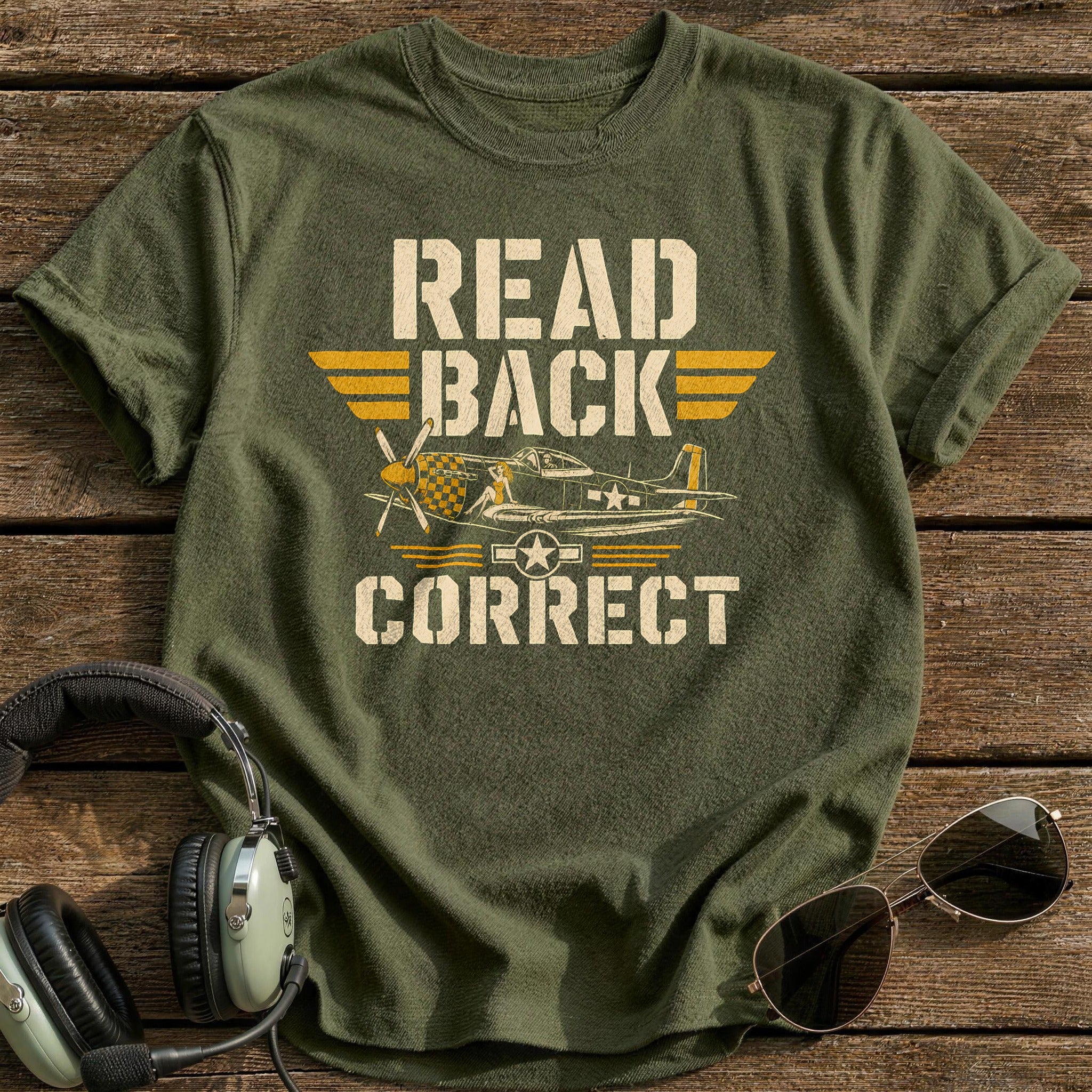 Read Back Correct - Military Green