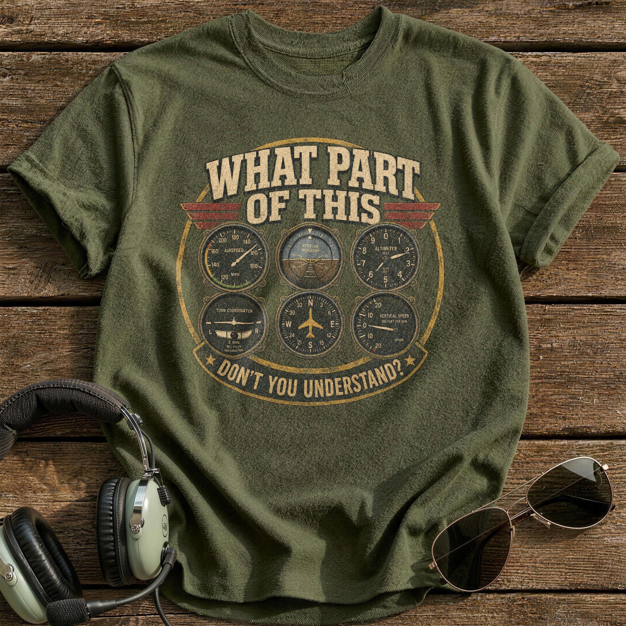 Read Your Six Pack T-Shirt - Military Green