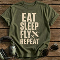 Repeat Cycle Airborne - Military Green