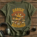 Retro 70s Biplane 19 - Military Green