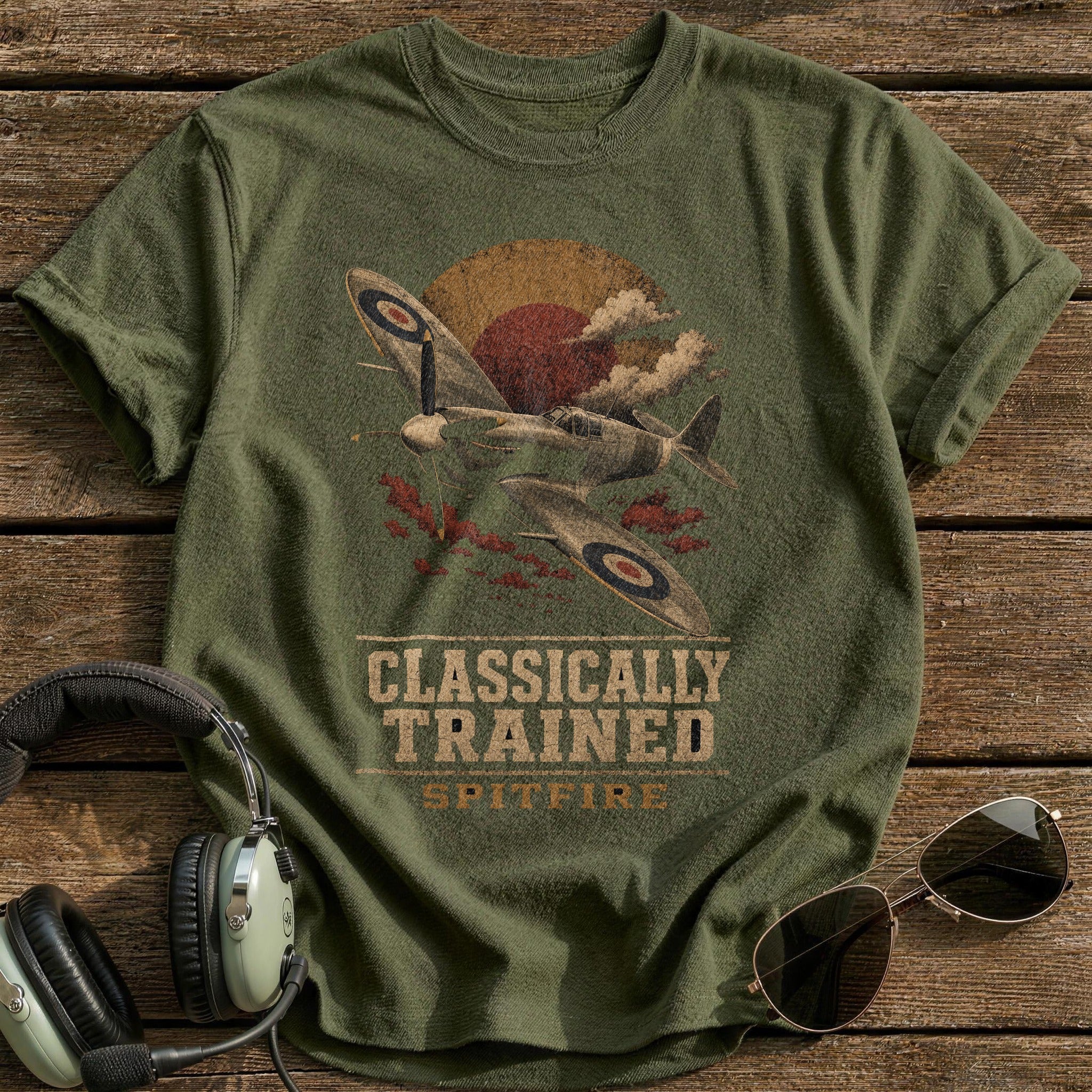 Roundel Heritage T-Shirt - Military Green