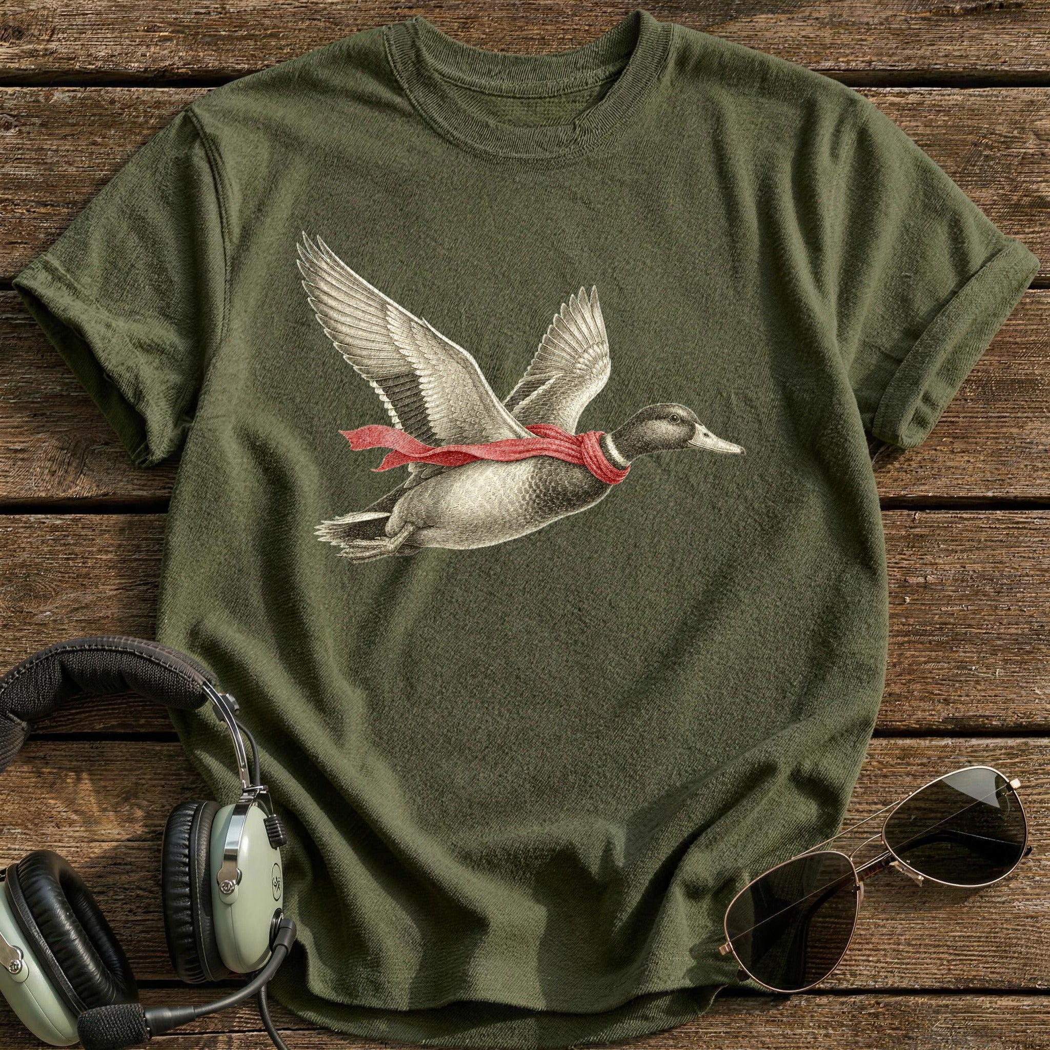 Scarlet Scarf Formation - Military Green