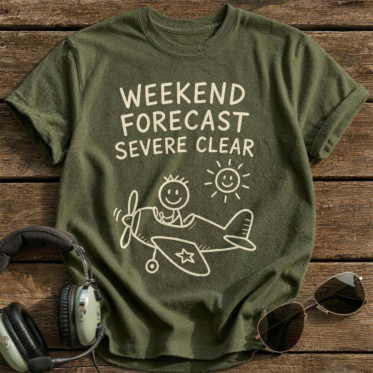 Severe Clear 32 T-Shirt - Military Green
