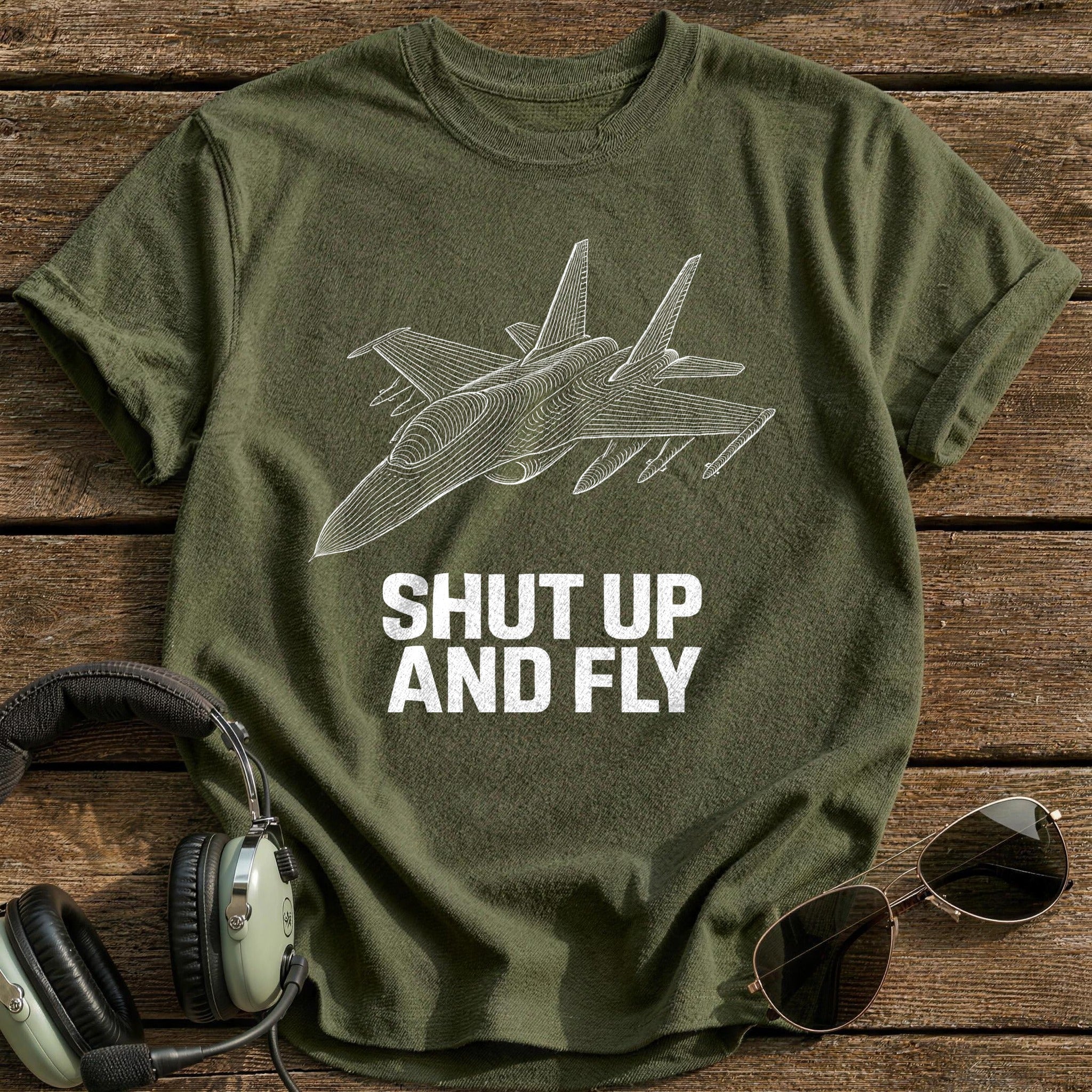 Shut Up Fly 53 T-Shirt - Military Green