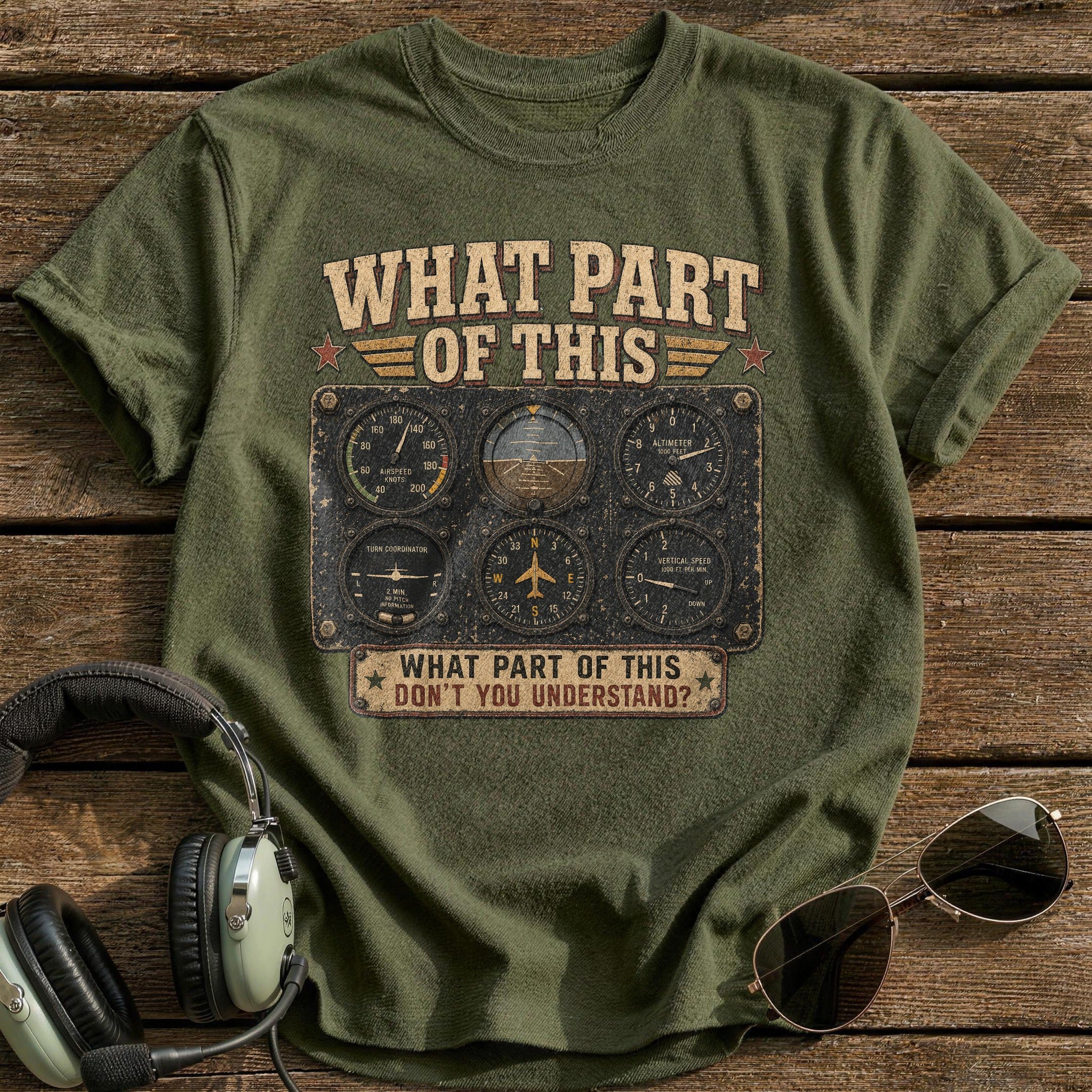 Six Pack Comprehension T-Shirt - Military Green