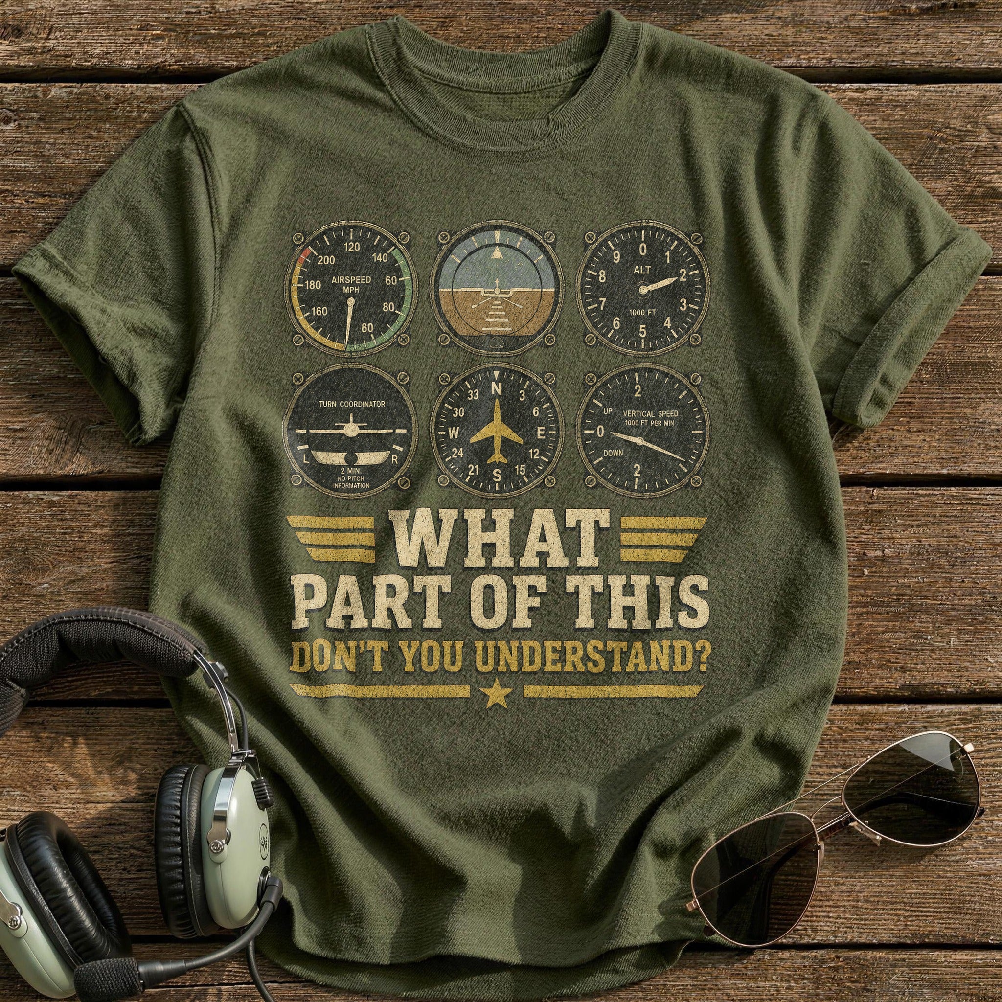 Six Pack Savvy T-Shirt - Military Green