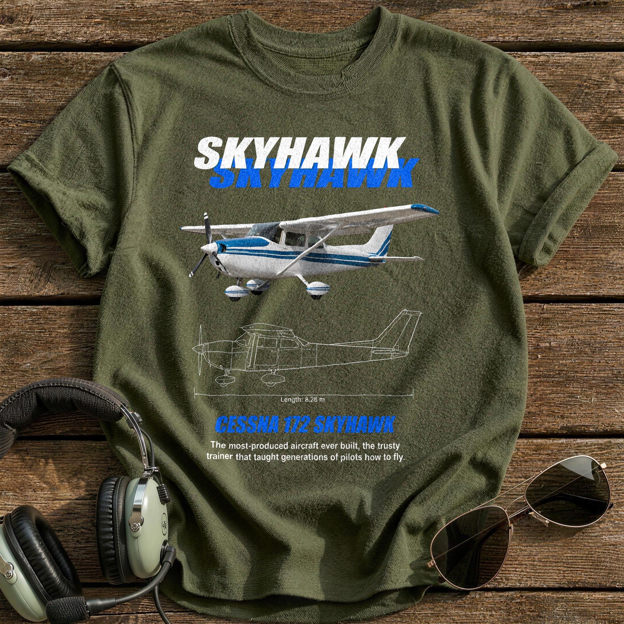 Skyhawk 27 T-Shirt - Military Green