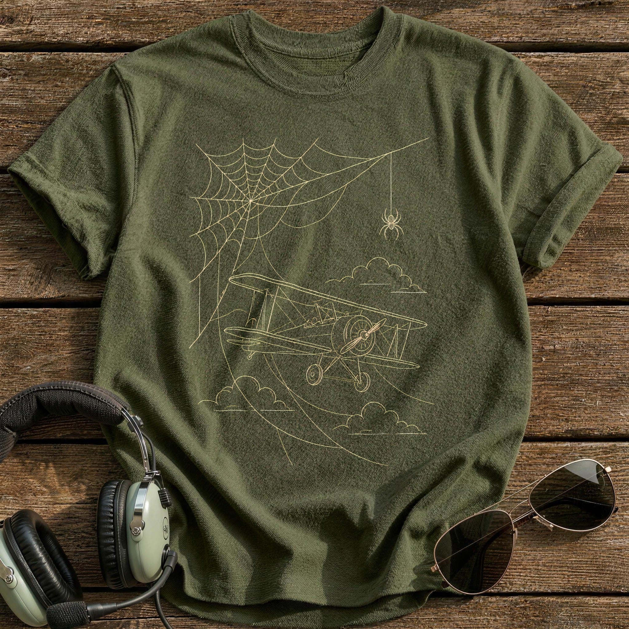 Spiderweb Biplane 94 - Military Green