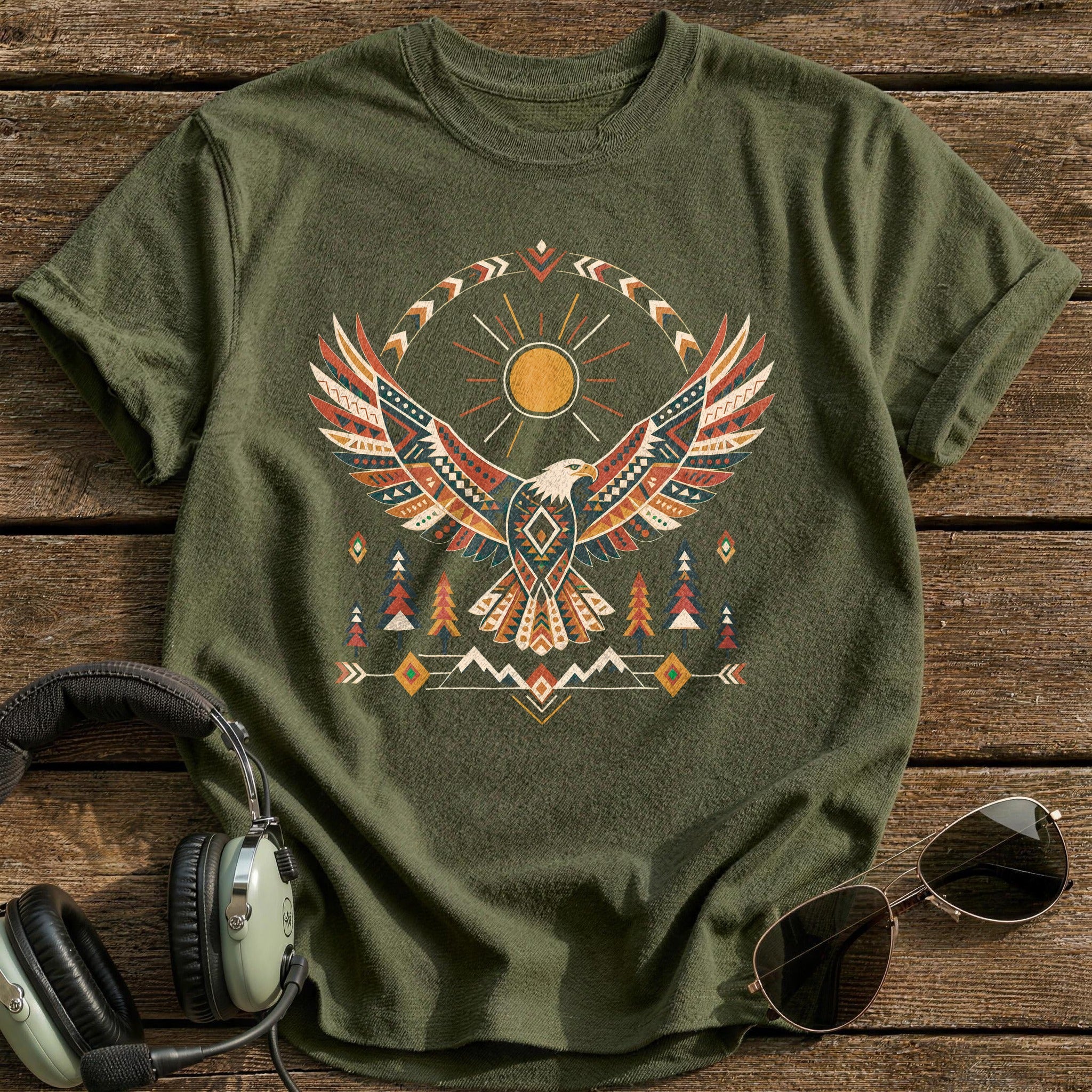 Spirit Rising T-Shirt - Military Green