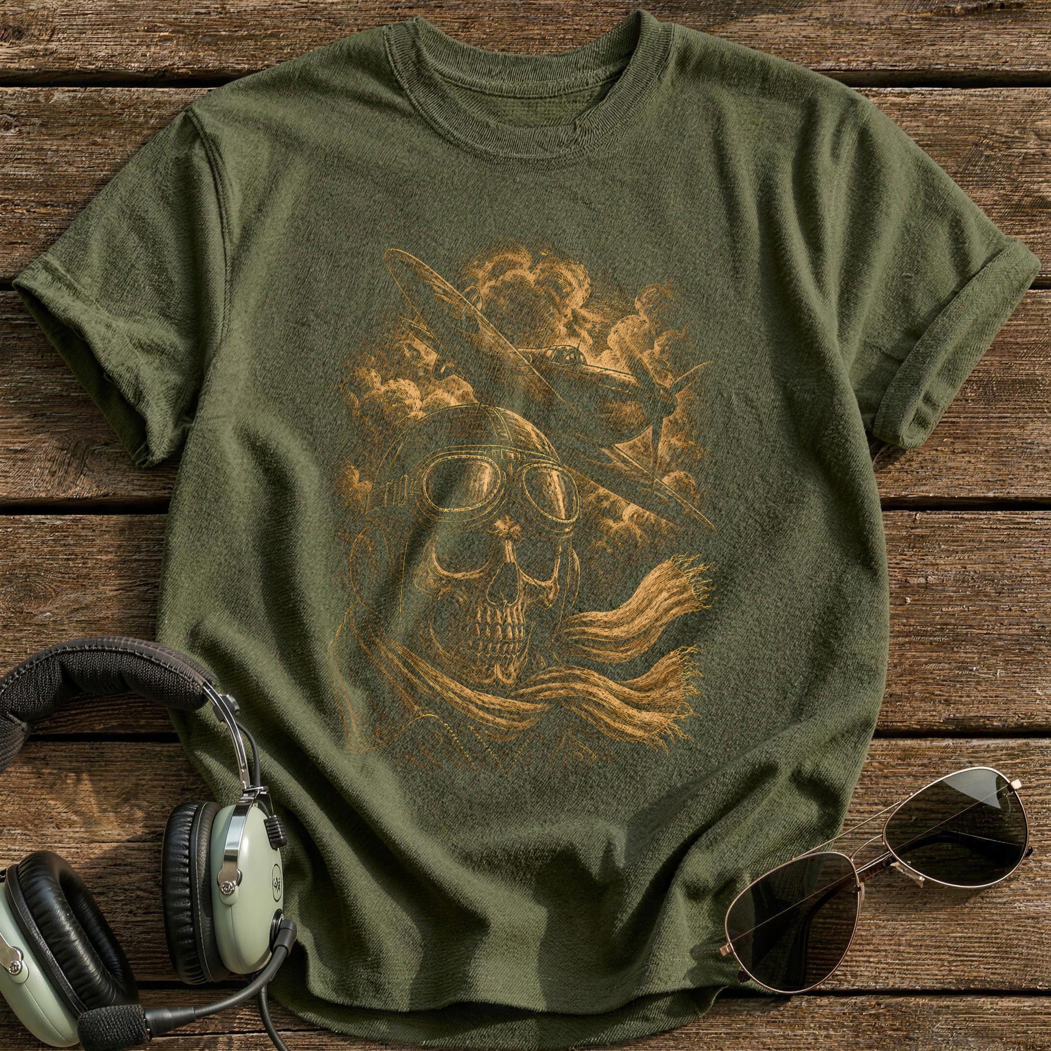 Spitfire Scarf 36 T-Shirt - Military Green